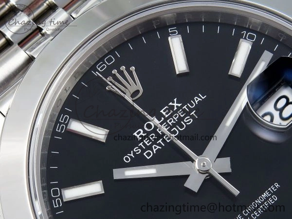 GoodFit DateJust 41 126330 904L SS VSF 1:1 Best Edition Black Dial on Jubilee Bracelet VS 1713