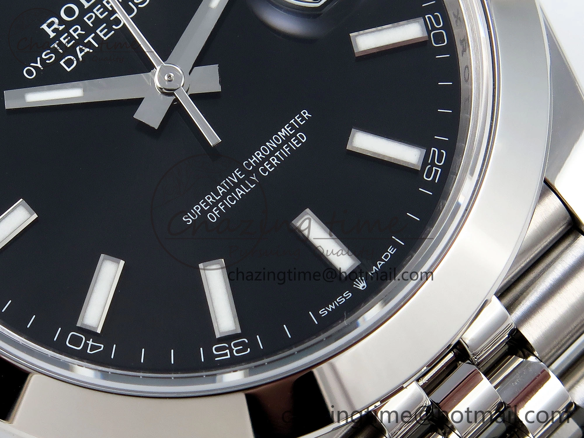 GoodFit DateJust 41 126330 904L SS VSF 1:1 Best Edition Black Dial on Jubilee Bracelet VS 1713