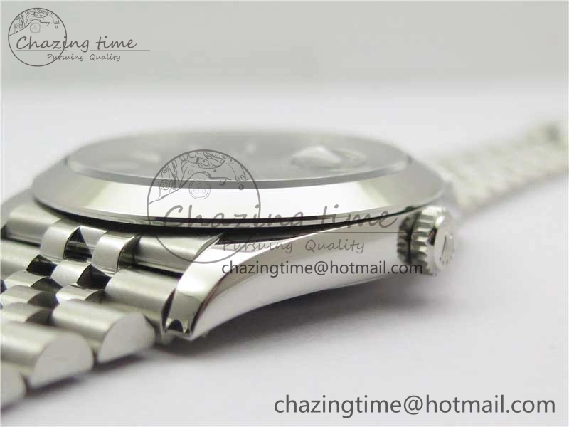 TechFriendly DateJust 41 126330 904L SS VSF 1:1 Best Edition Gray Dial on Jubilee Bracelet VS 2624