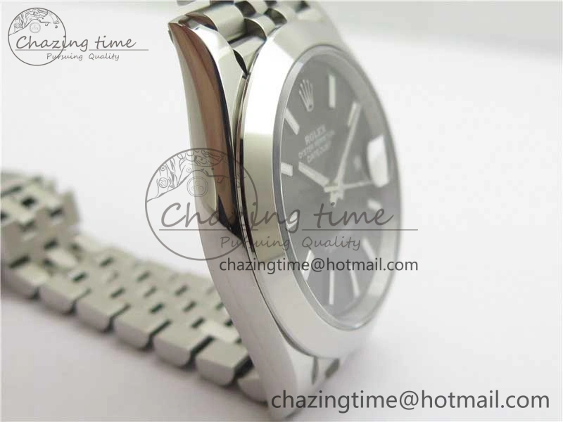 TechFriendly DateJust 41 126330 904L SS VSF 1:1 Best Edition Gray Dial on Jubilee Bracelet VS 2624