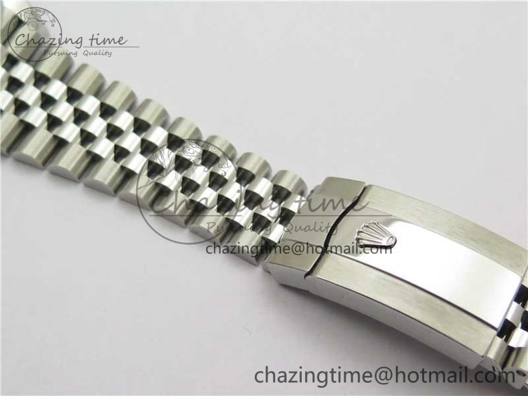 TechFriendly DateJust 41 126330 904L SS VSF 1:1 Best Edition Gray Dial on Jubilee Bracelet VS 2624