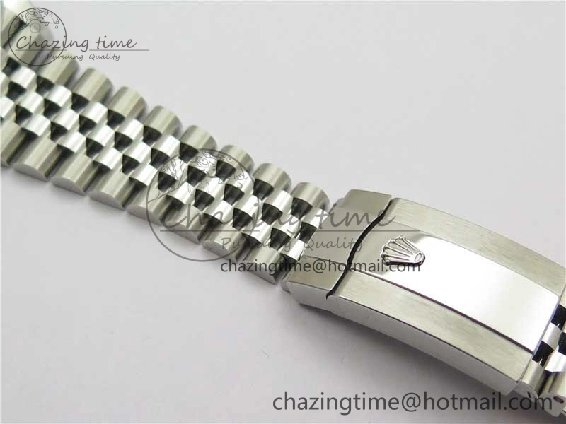 TechFriendly DateJust 41 126330 904L SS VSF 1:1 Best Edition Gray Dial on Jubilee Bracelet VS 2624