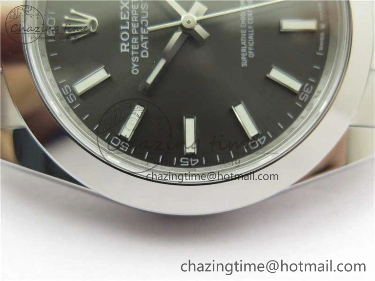 DateJust 41 126330 904L SS VSF 1:1 Best Edition Gray Dial on Oyster Bracelet VS Packable 2626