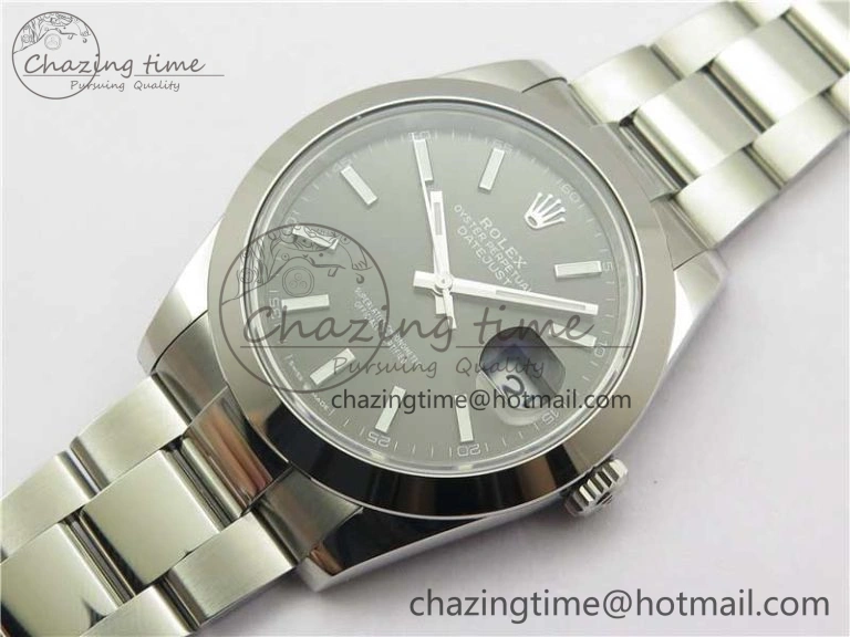 DateJust 41 126330 904L SS VSF 1:1 Best Edition Gray Dial on Oyster Bracelet VS Packable 2626