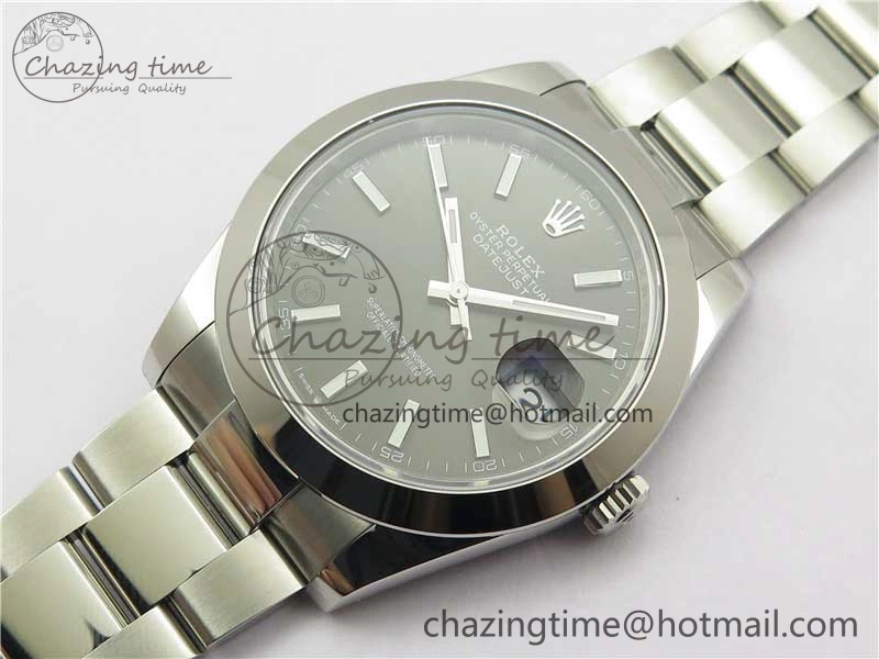 DateJust 41 126330 904L SS VSF 1:1 Best Edition Gray Dial on Oyster Bracelet VS Packable 2626