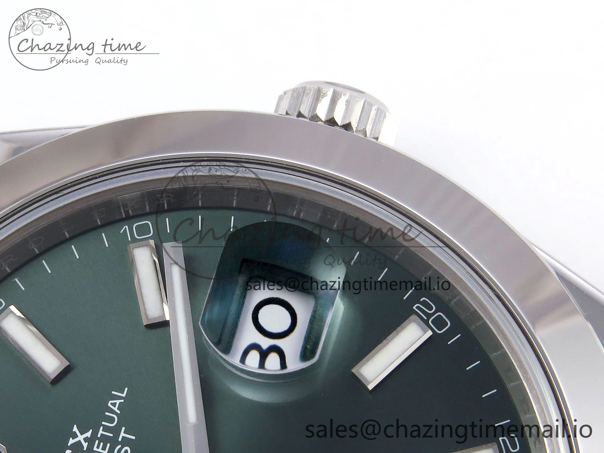 Trendy DateJust 41 126330 904L SS VSF 1:1 Best Edition Green Dial on Jubilee Bracelet VS 1282