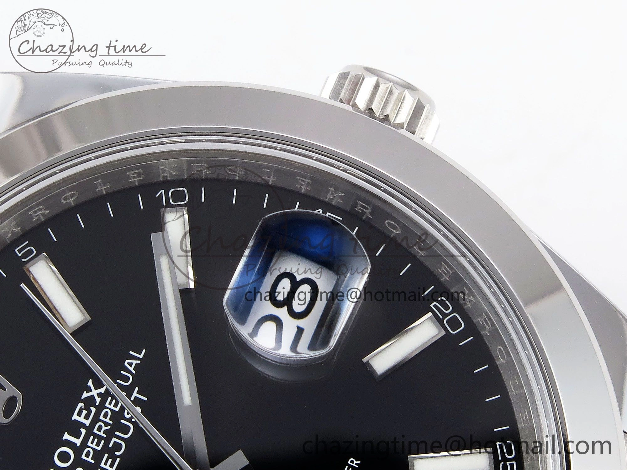 Modern DateJust 41 126330 C+F 1:1 Best Edition 904L Steel Black Dial on SS Oyster Bracelet VR 1395