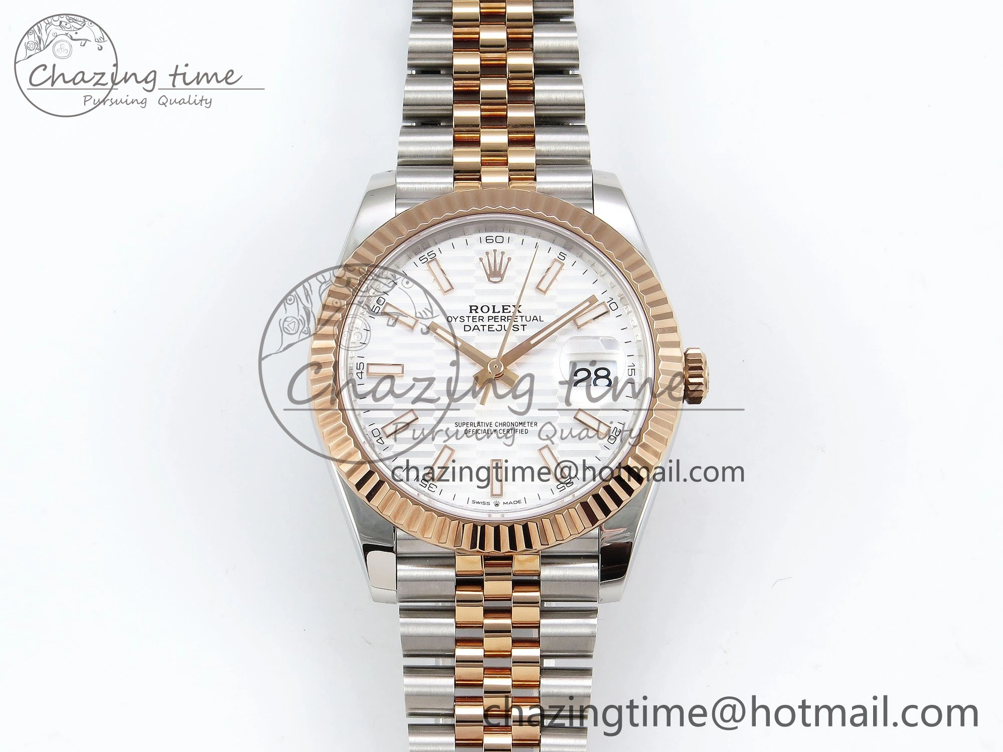 DateJust 41 126331 904L SS VSF 1:1 Best Edition Silver Textured Dial on Jubilee Bracelet VS Cozy 1571