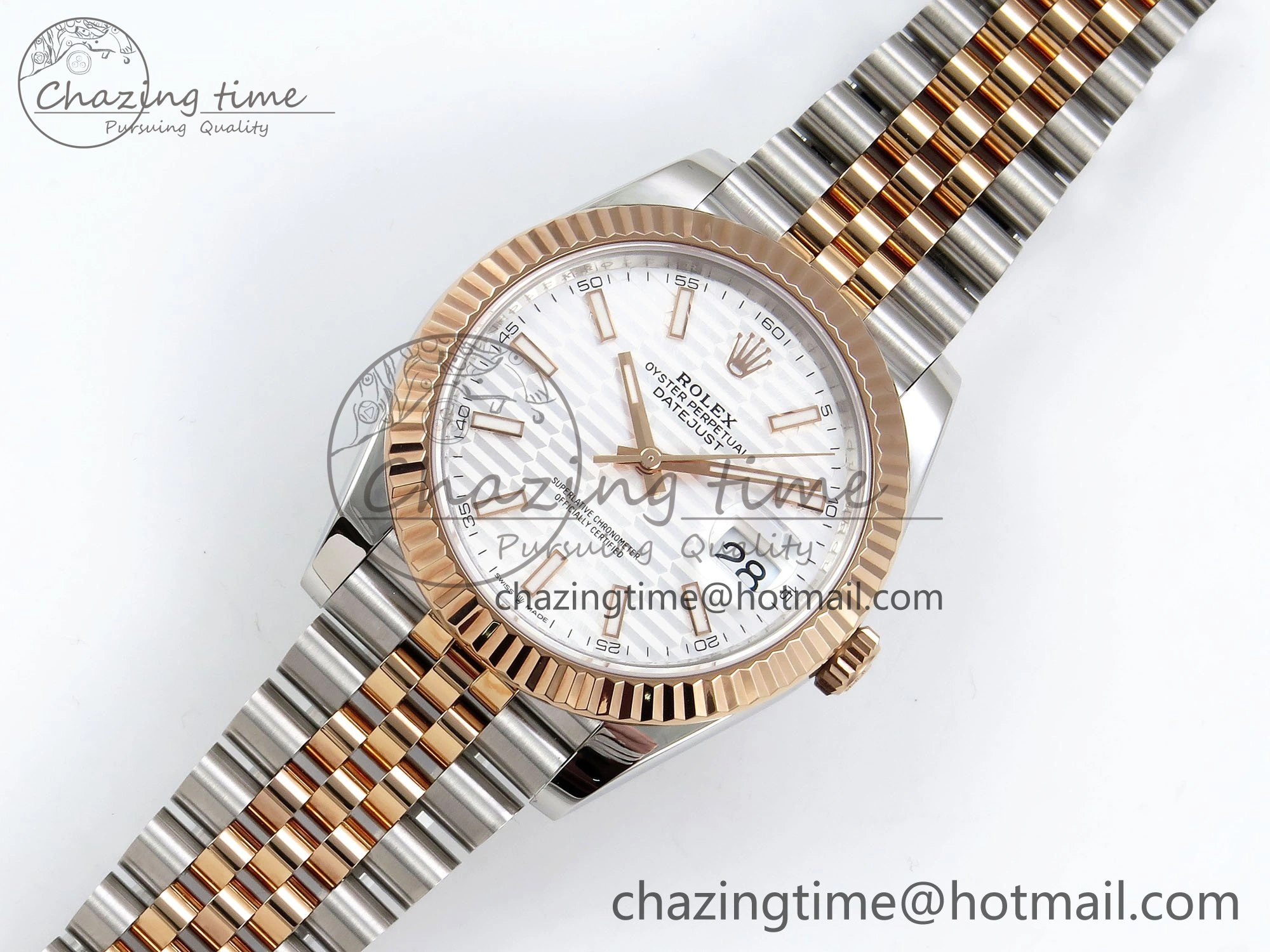 DateJust 41 126331 904L SS VSF 1:1 Best Edition Silver Textured Dial on Jubilee Bracelet VS Cozy 1571