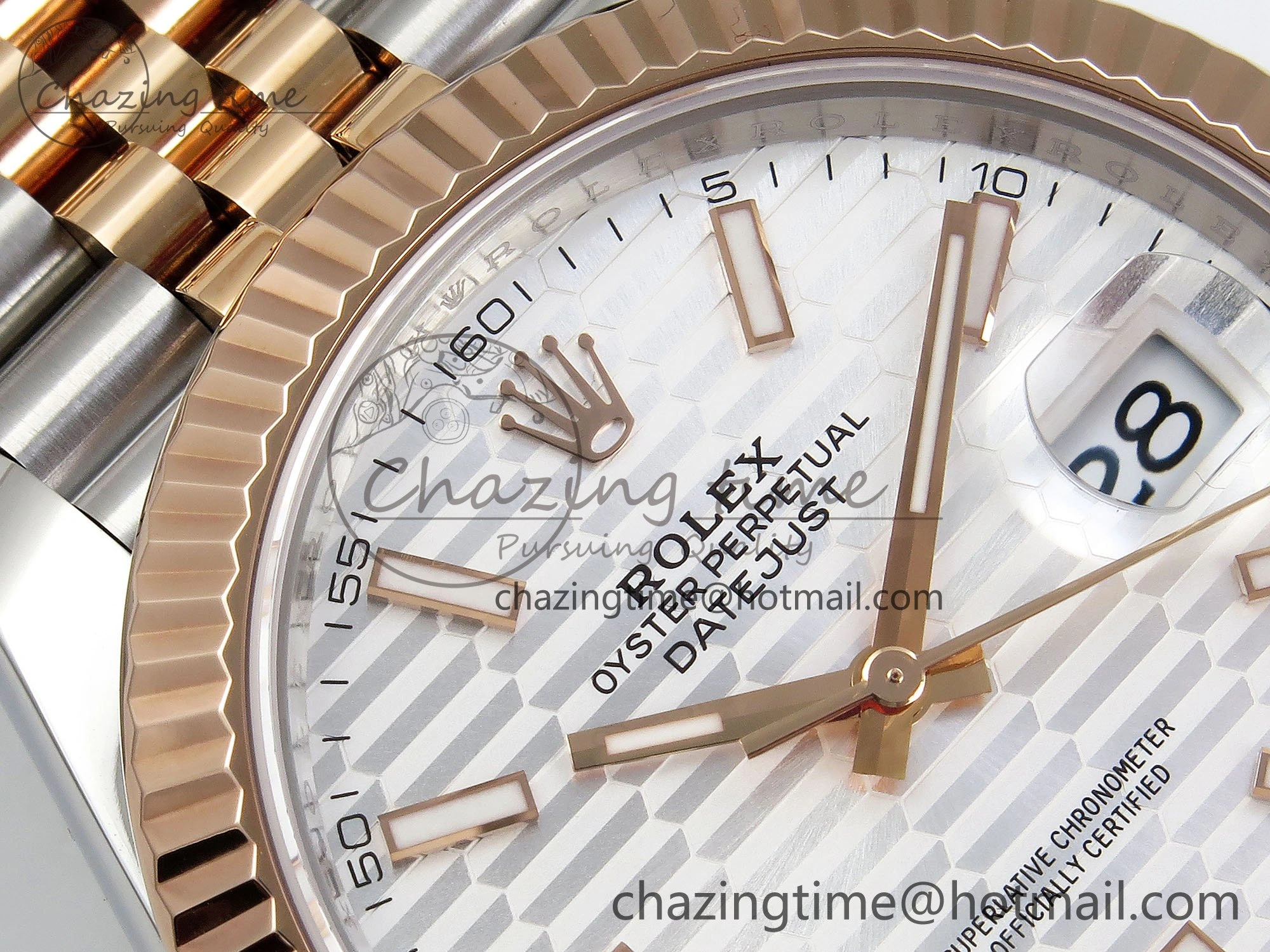 DateJust 41 126331 904L SS VSF 1:1 Best Edition Silver Textured Dial on Jubilee Bracelet VS Cozy 1571