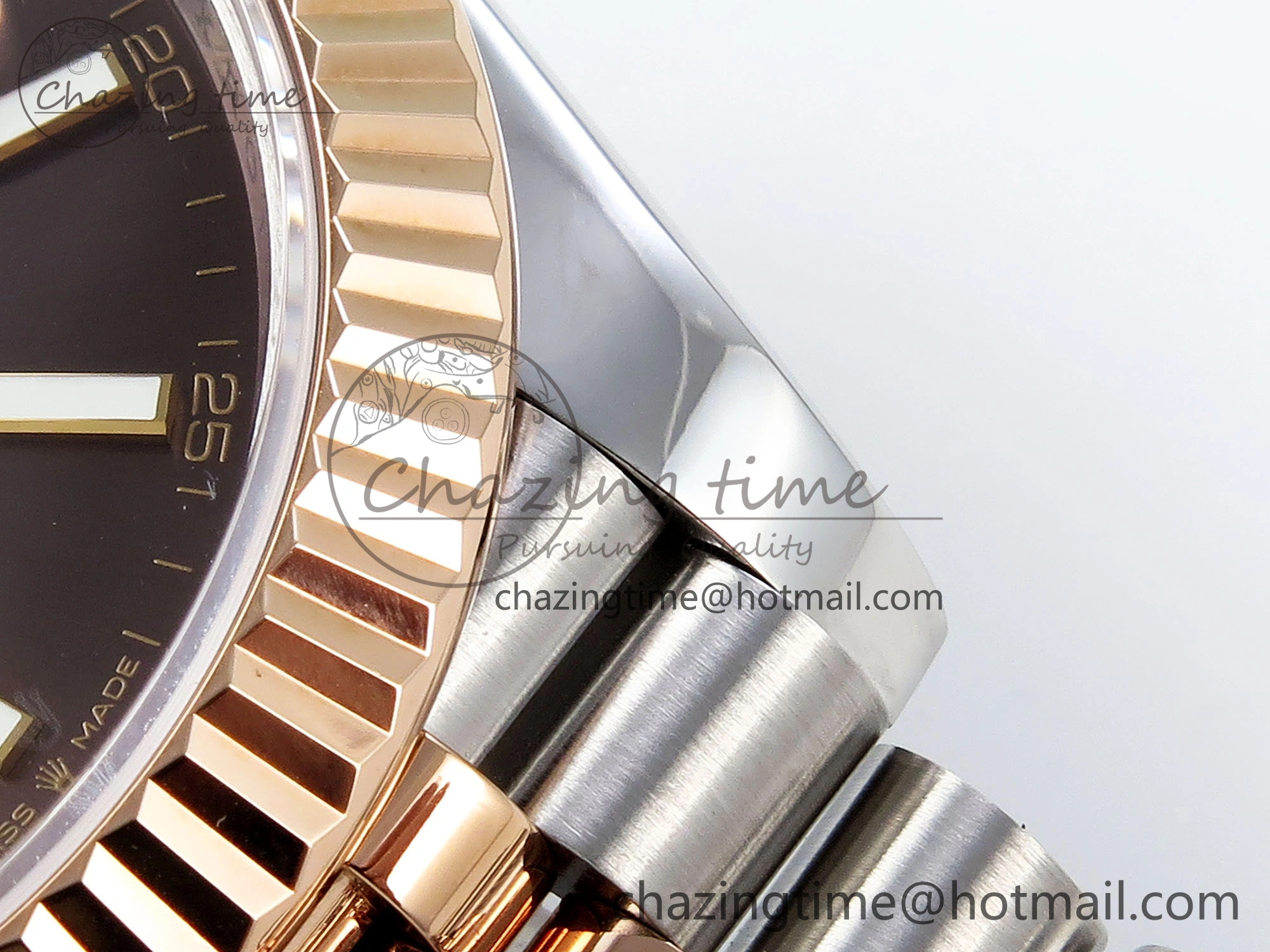 MoistureWicking DateJust 41 126331 904L SS RG VSF 1:1 Best Edition Brown Dial on Jubilee Bracelet VS 1711