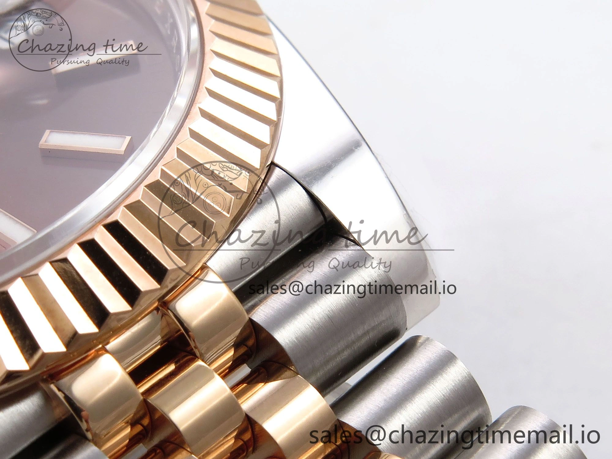 DateJust 41 126331 ARF 1:1 Best Edition 904L Steel Brown Dial on SS RG Jubilee Bracelet SH3235（Gain Weight） Affordable 1109