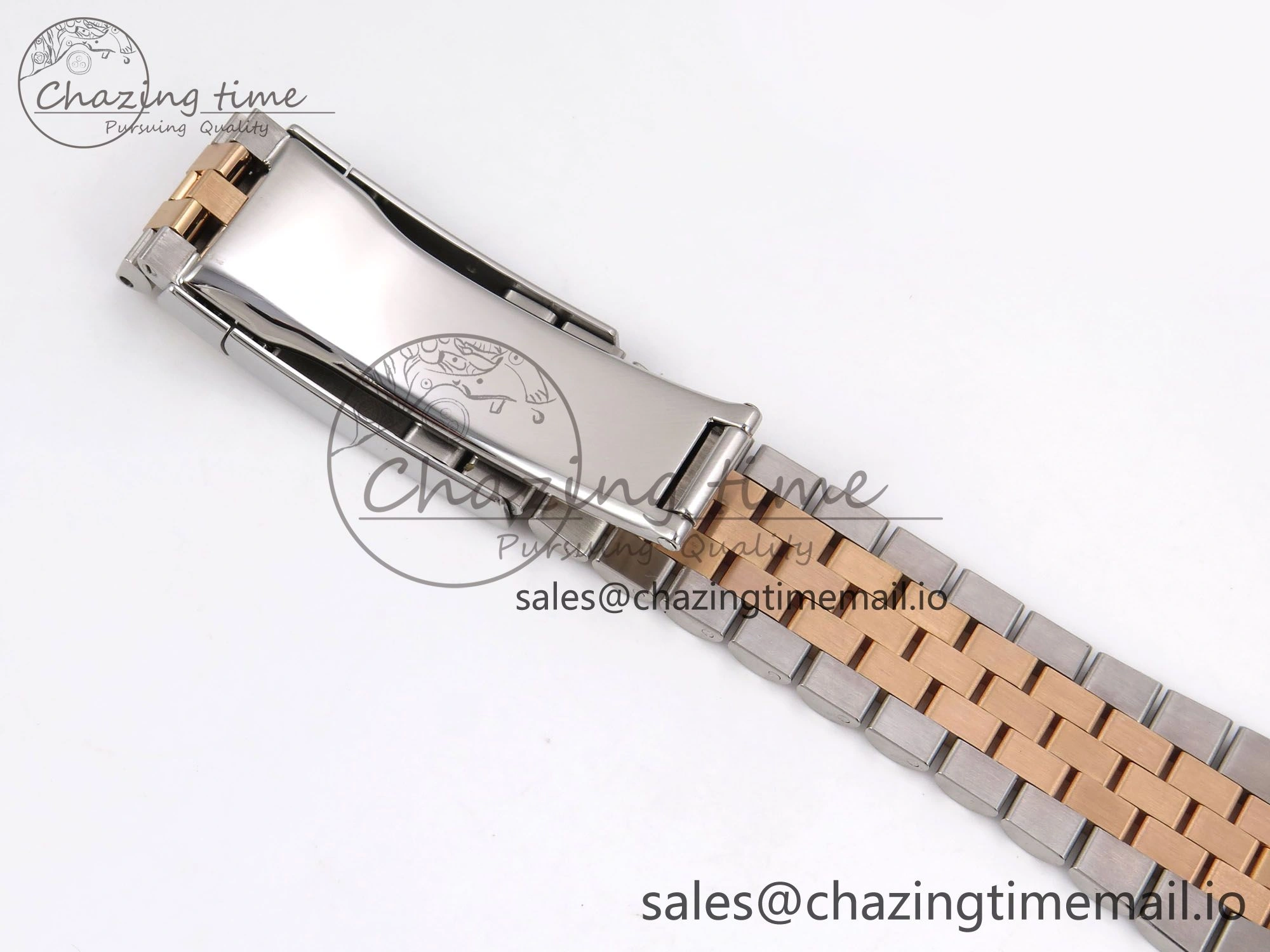 DateJust 41 126331 ARF 1:1 Best Edition 904L Steel Gray Dial Green Roman Marker on SS RG Jubilee Bracelet SH3235（Gain Weight） TravelReady 1103