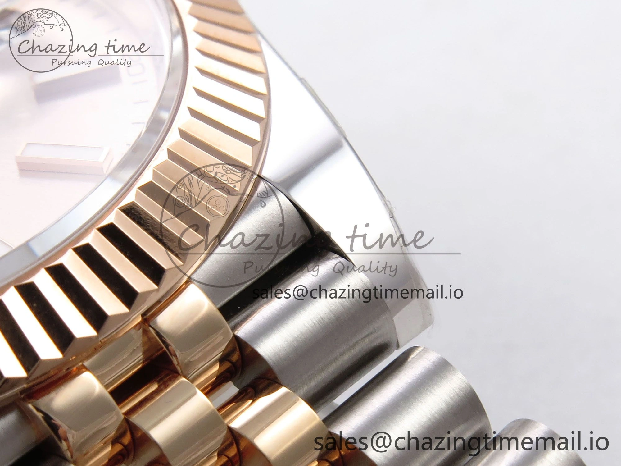 DateJust 41 126331 ARF 1:1 Best Edition 904L Steel RG Dial on SS RG Jubilee Bracelet SH3235（Gain Weight） HighQuality 1108