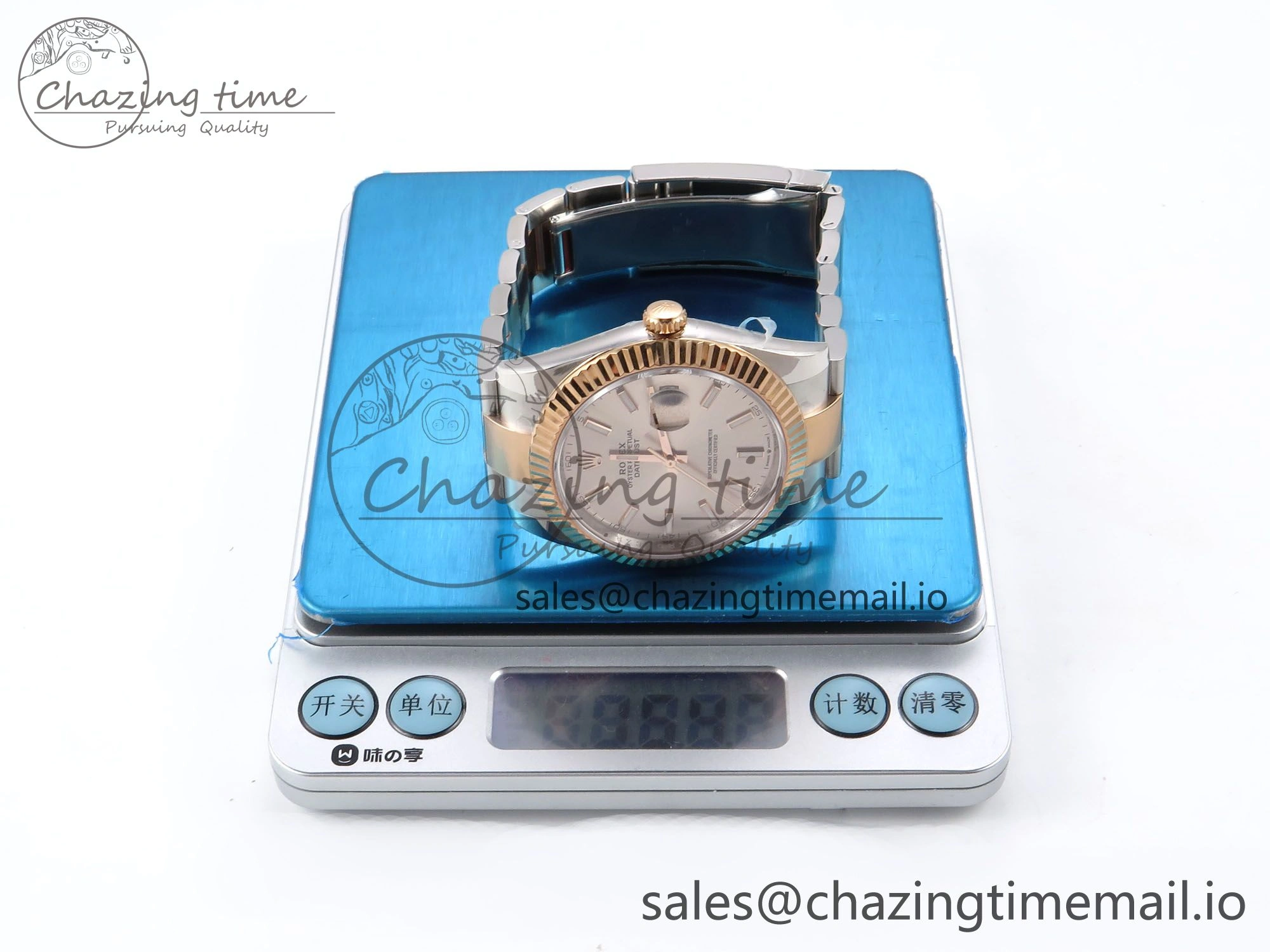 DateJust 41 126331 ARF 1:1 Best Edition 904L Steel RG Dial on SS RG Oyster Bracelet SH3235（Gain Weight） Bright 1100