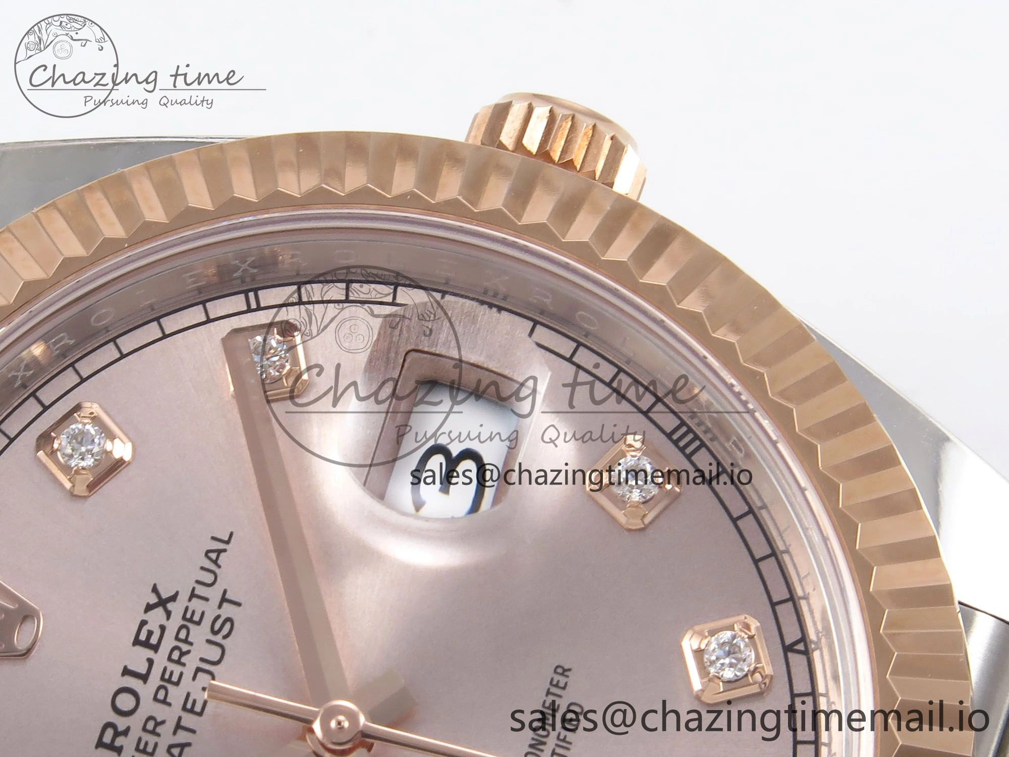 Colorful DateJust 41 126331 ARF 1:1 Best Edition 904L Steel RG Diamonds Dial on SS RG Jubilee Bracelet SH3235（Gain Weight） 1112