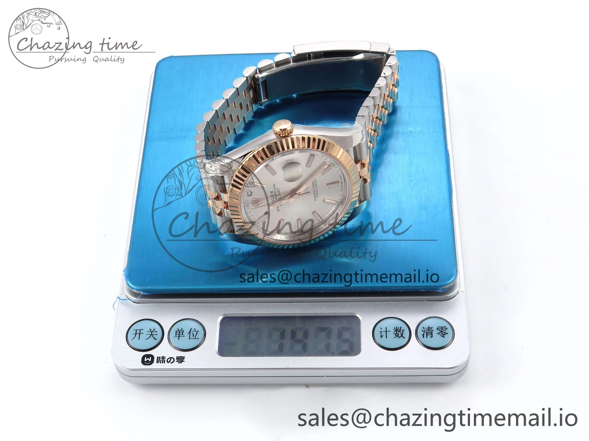 DateJust 41 126331 ARF 1:1 Best Edition 904L Steel Silver Dial on SS RG Jubilee Bracelet SH3235（Gain Weight） Bright 1107