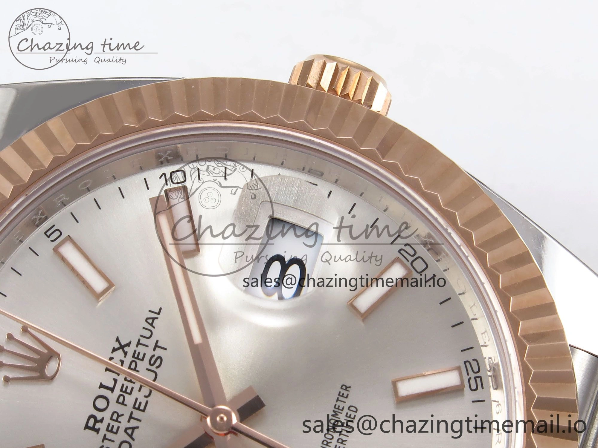 DateJust 41 126331 ARF 1:1 Best Edition 904L Steel Silver Dial on SS RG Jubilee Bracelet SH3235（Gain Weight） Bright 1107