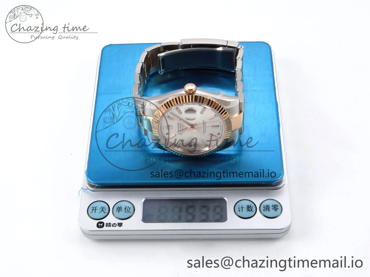 DateJust 41 126331 ARF 1:1 Best Edition 904L Steel Silver Dial on SS RG Oyster Bracelet SH3235（Gain Weight） Modern 1101