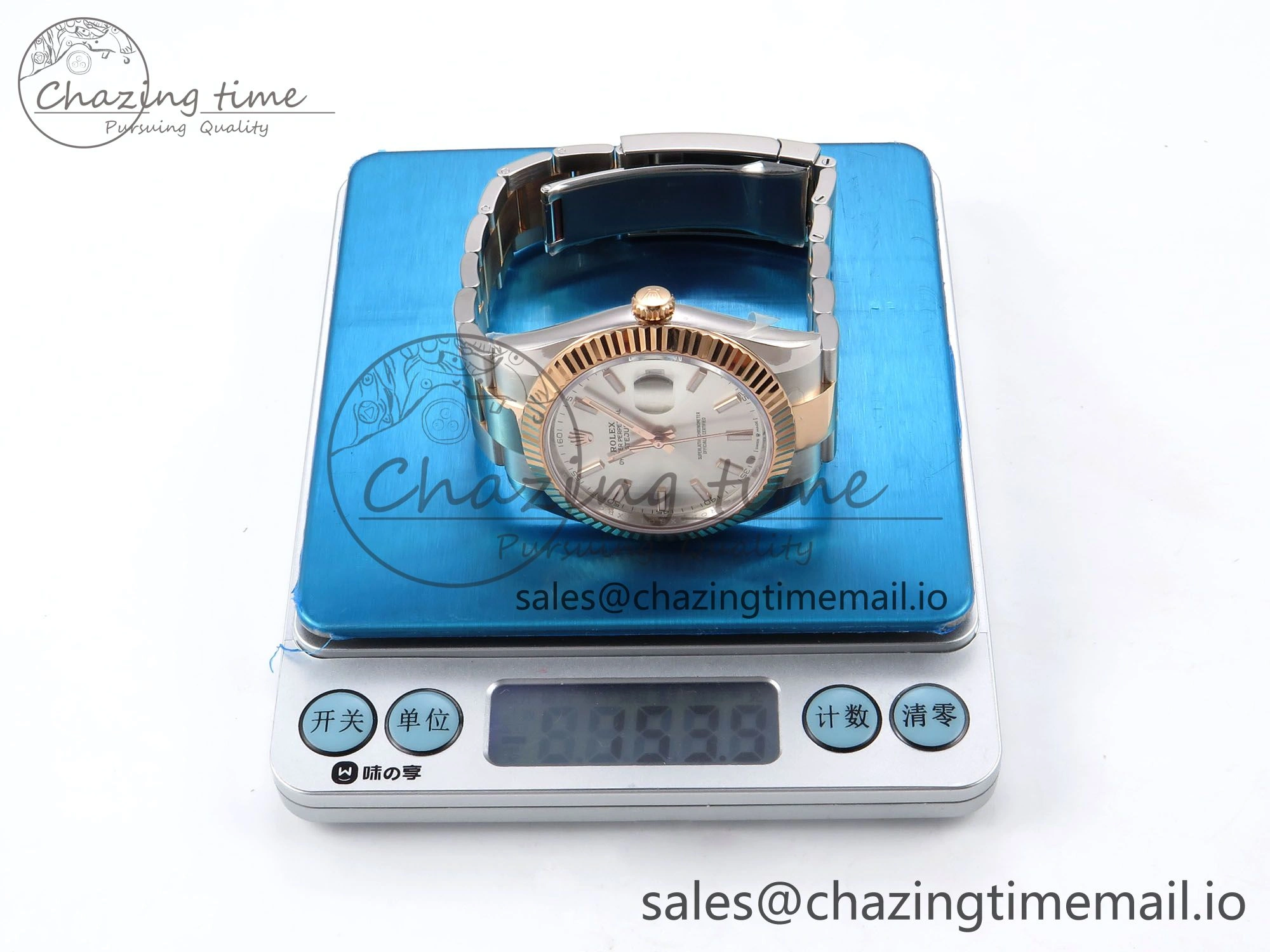 DateJust 41 126331 ARF 1:1 Best Edition 904L Steel Silver Dial on SS RG Oyster Bracelet SH3235（Gain Weight） Modern 1101