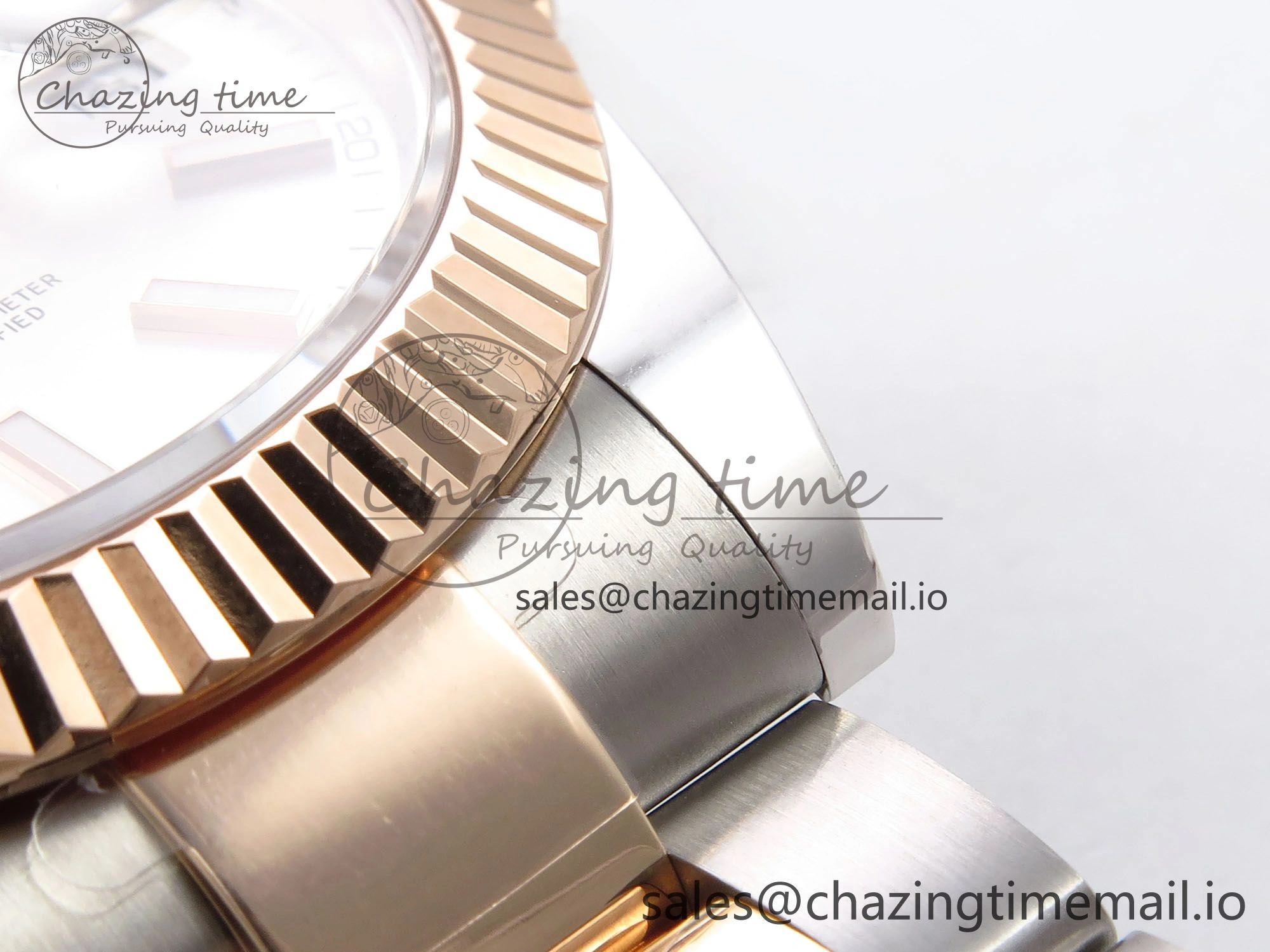 DateJust 41 126331 ARF 1:1 Best Edition 904L Steel Silver Dial on SS RG Oyster Bracelet SH3235（Gain Weight） Modern 1101