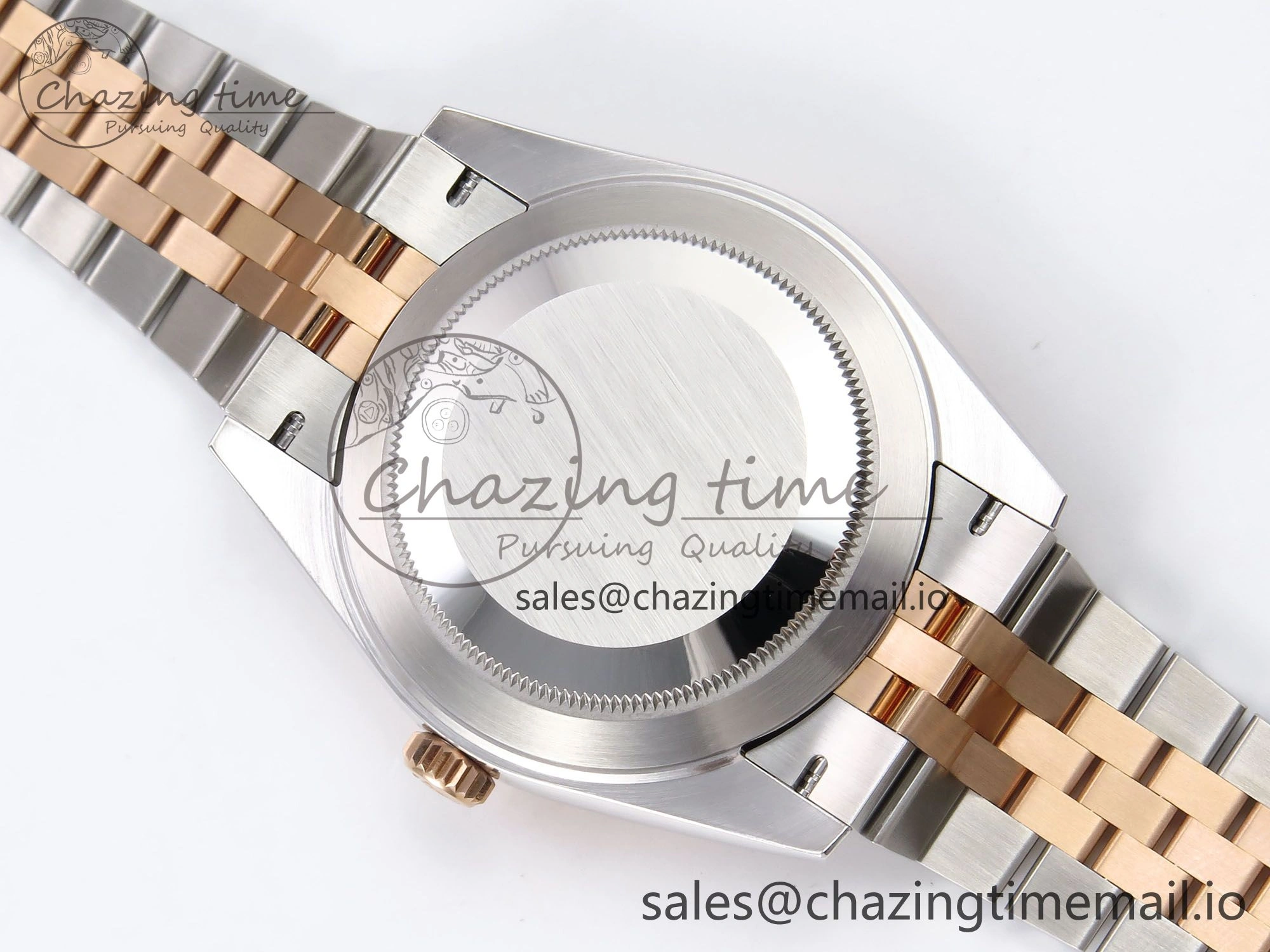 OnTrend DateJust 41 126331 ARF 1:1 Best Edition 904L Steel Silver Textured Dial on SS RG Jubilee Bracelet SH3235（Gain Weight） 1105