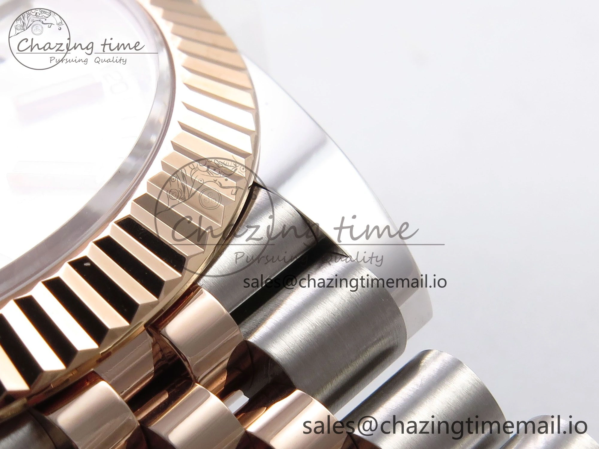 OnTrend DateJust 41 126331 ARF 1:1 Best Edition 904L Steel Silver Textured Dial on SS RG Jubilee Bracelet SH3235（Gain Weight） 1105
