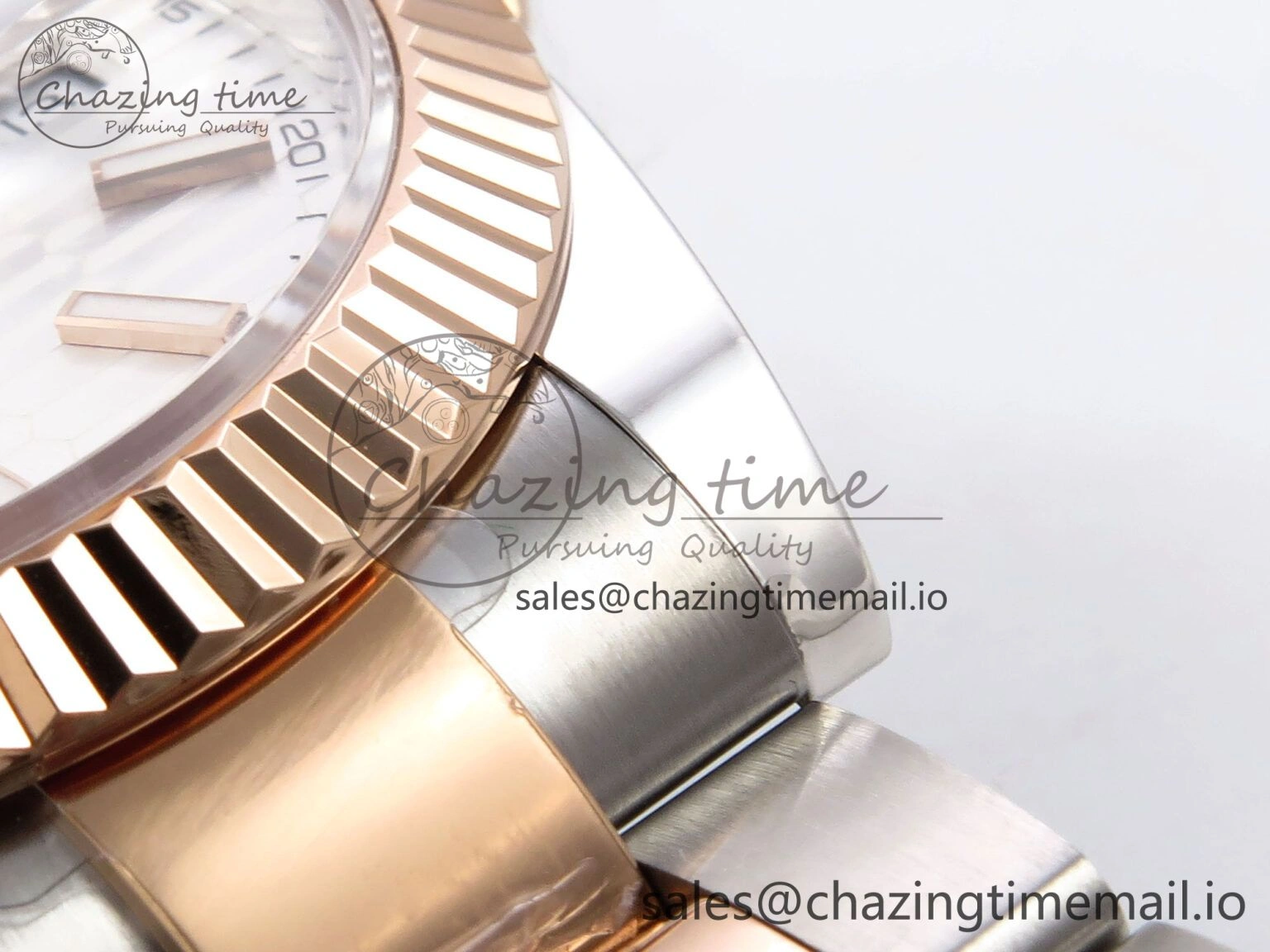 MultiPurpose DateJust 41 126331 ARF 1:1 Best Edition 904L Steel Silver Textured Dial on SS RG Oyster Bracelet SH3235（Gain Weight） 1097