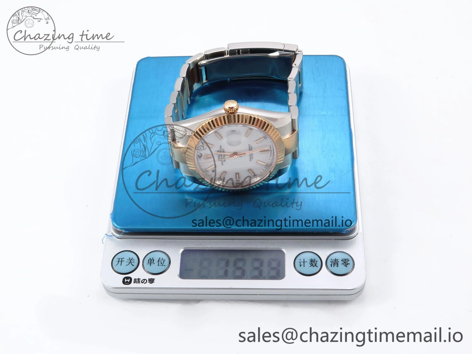 Efficient DateJust 41 126331 ARF 1:1 Best Edition 904L Steel White Dial on SS RG Oyster Bracelet SH3235（Gain Weight） 1096