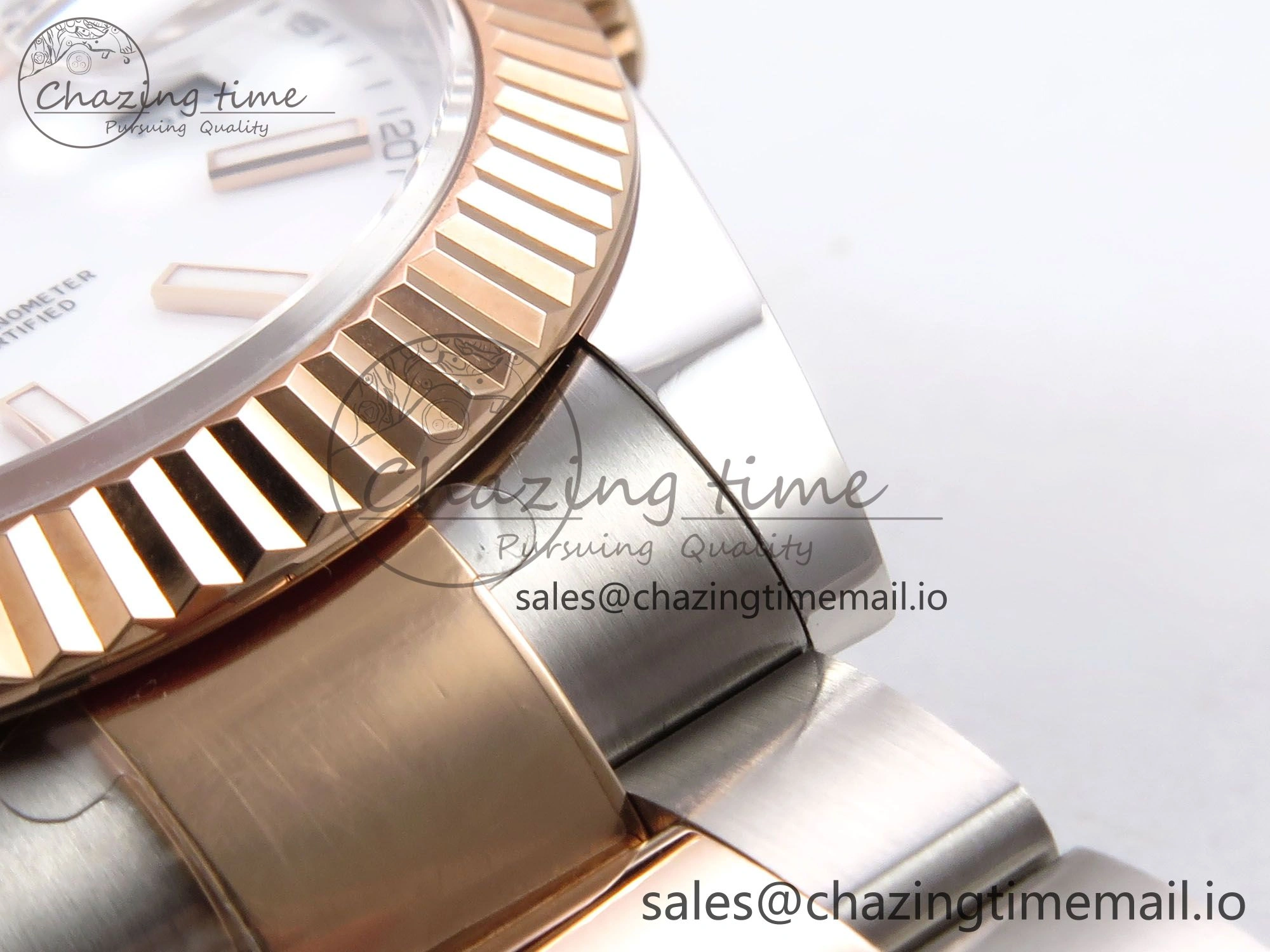 Efficient DateJust 41 126331 ARF 1:1 Best Edition 904L Steel White Dial on SS RG Oyster Bracelet SH3235（Gain Weight） 1096