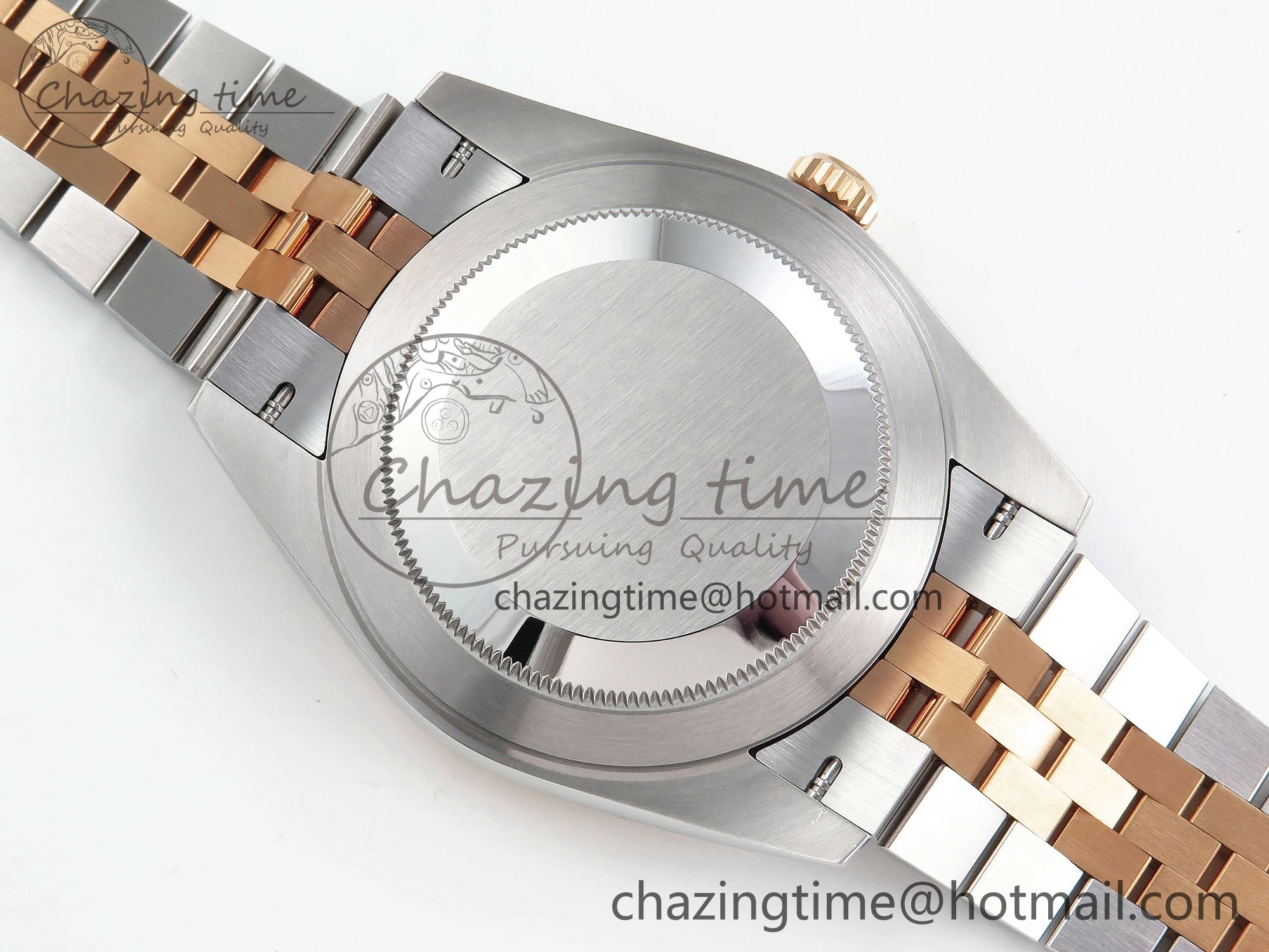 DateJust 41 126331 Clean 1:1 Best Edition 904L Steel RG Diamonds Dial on SS RG Jubilee Bracelet VR OnTrend 1581