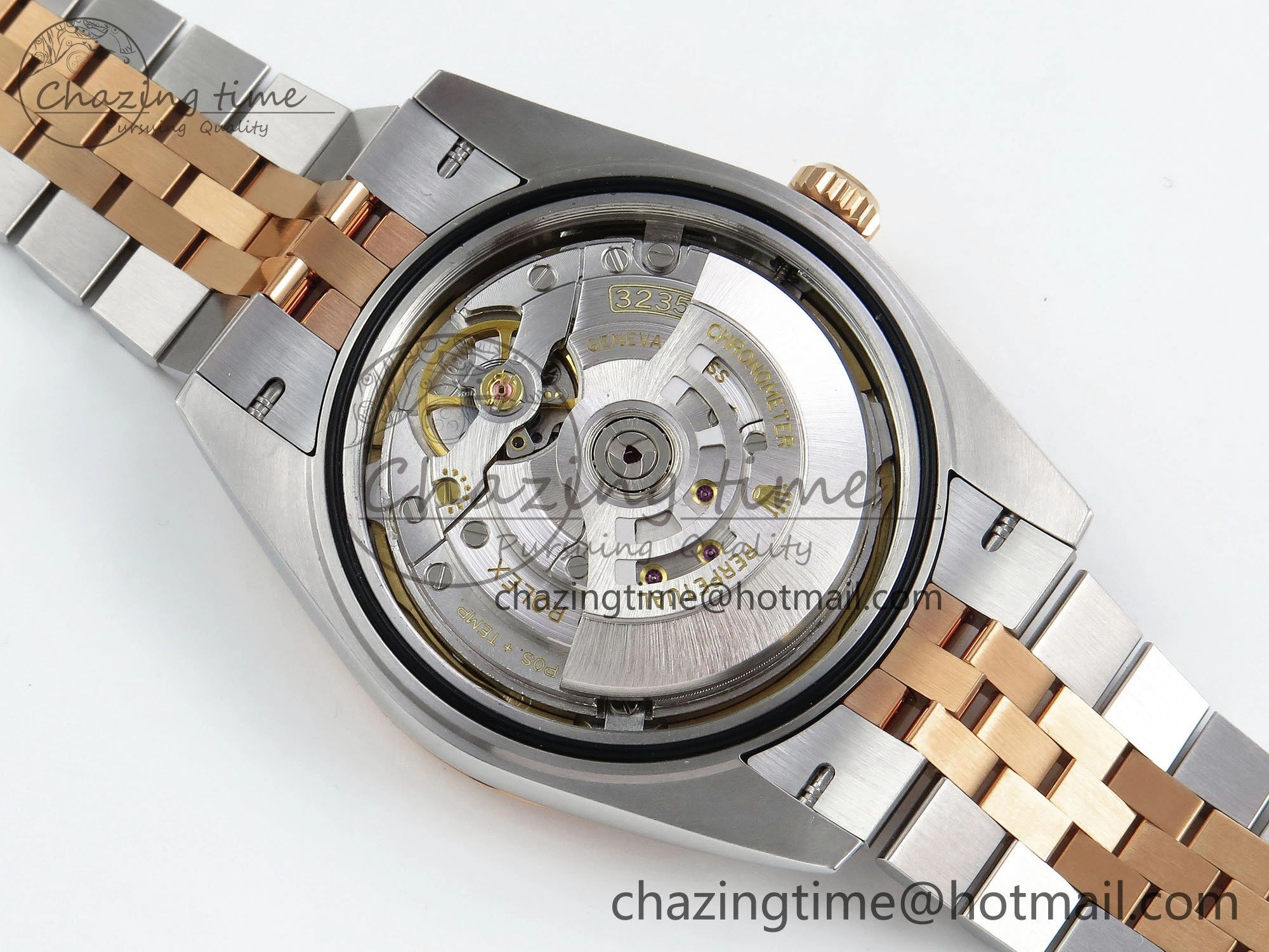 DateJust 41 126331 Clean 1:1 Best Edition 904L Steel RG Diamonds Dial on SS RG Jubilee Bracelet VR OnTrend 1581