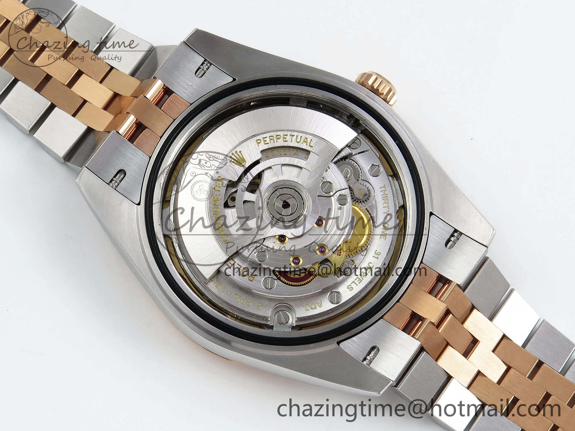 DateJust 41 126331 Clean 1:1 Best Edition 904L Steel RG Diamonds Dial on SS RG Jubilee Bracelet VR OnTrend 1581