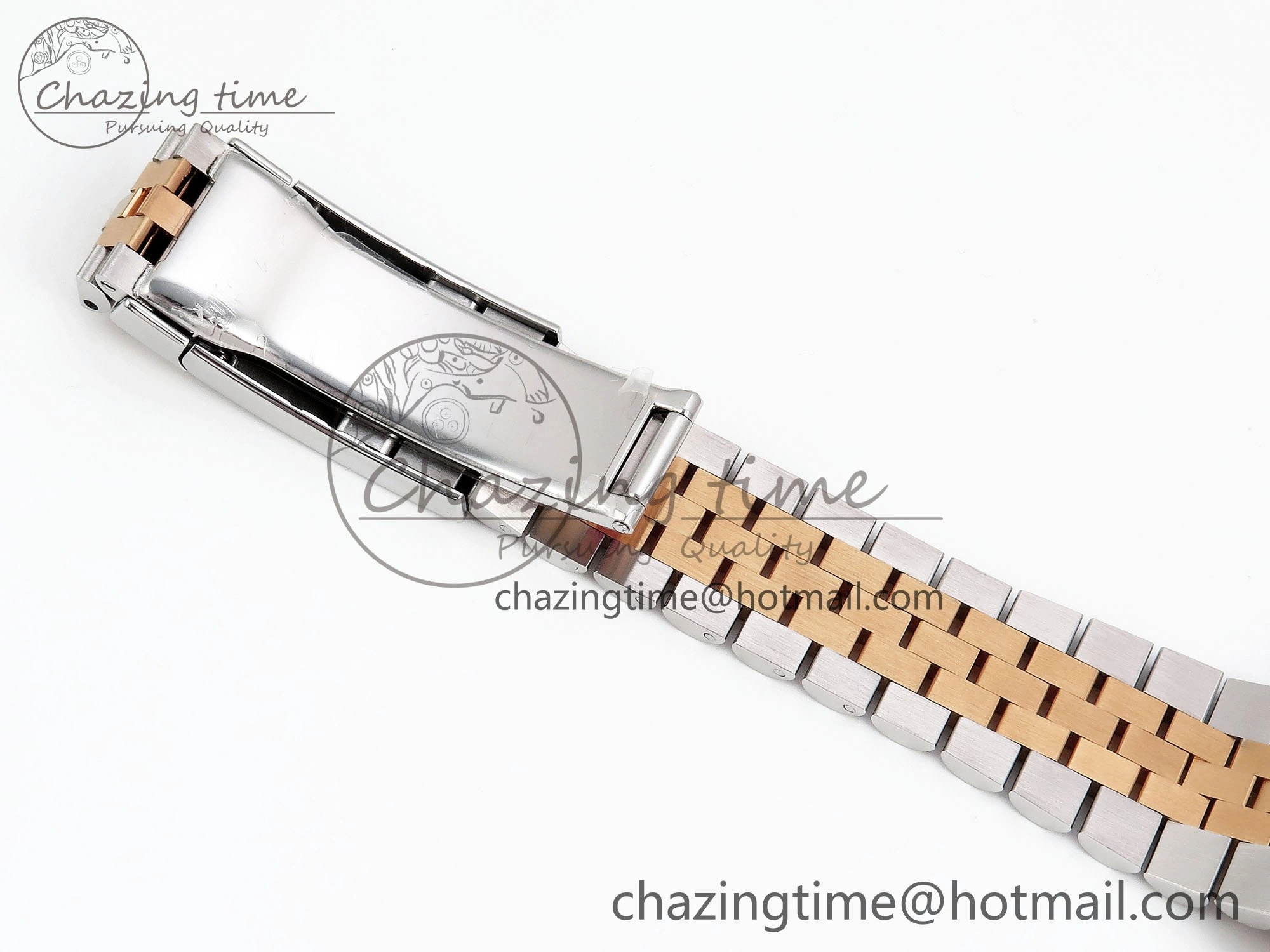 DateJust 41 126331 Clean 1:1 Best Edition 904L Steel RG Diamonds Dial on SS RG Jubilee Bracelet VR OnTrend 1581