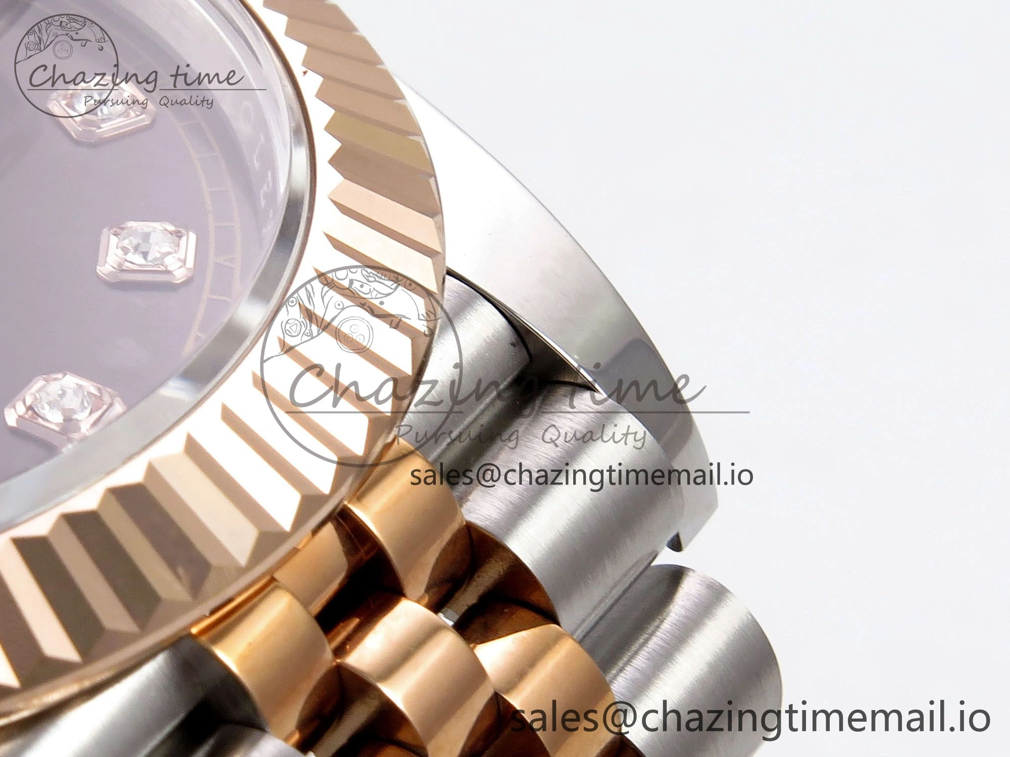DateJust 41 126331 EWEF Best Edition Brown Diamonds Dial on SS RG Jubilee Bracelet A ModernLook 996