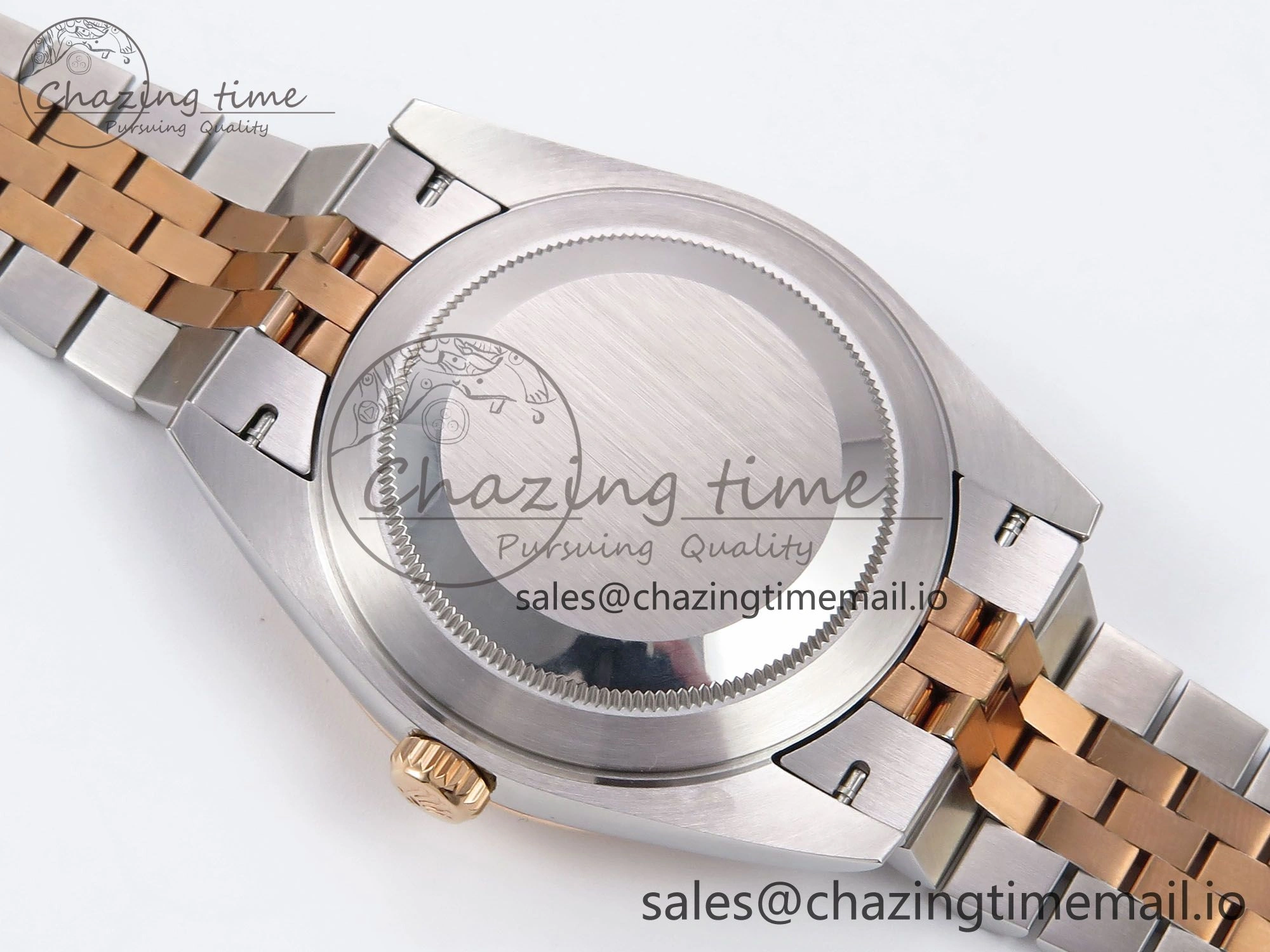 DateJust 41 126331 EWEF Best Edition Gray Textured Dial on SS RG Jubilee Bracelet A Efficient 997