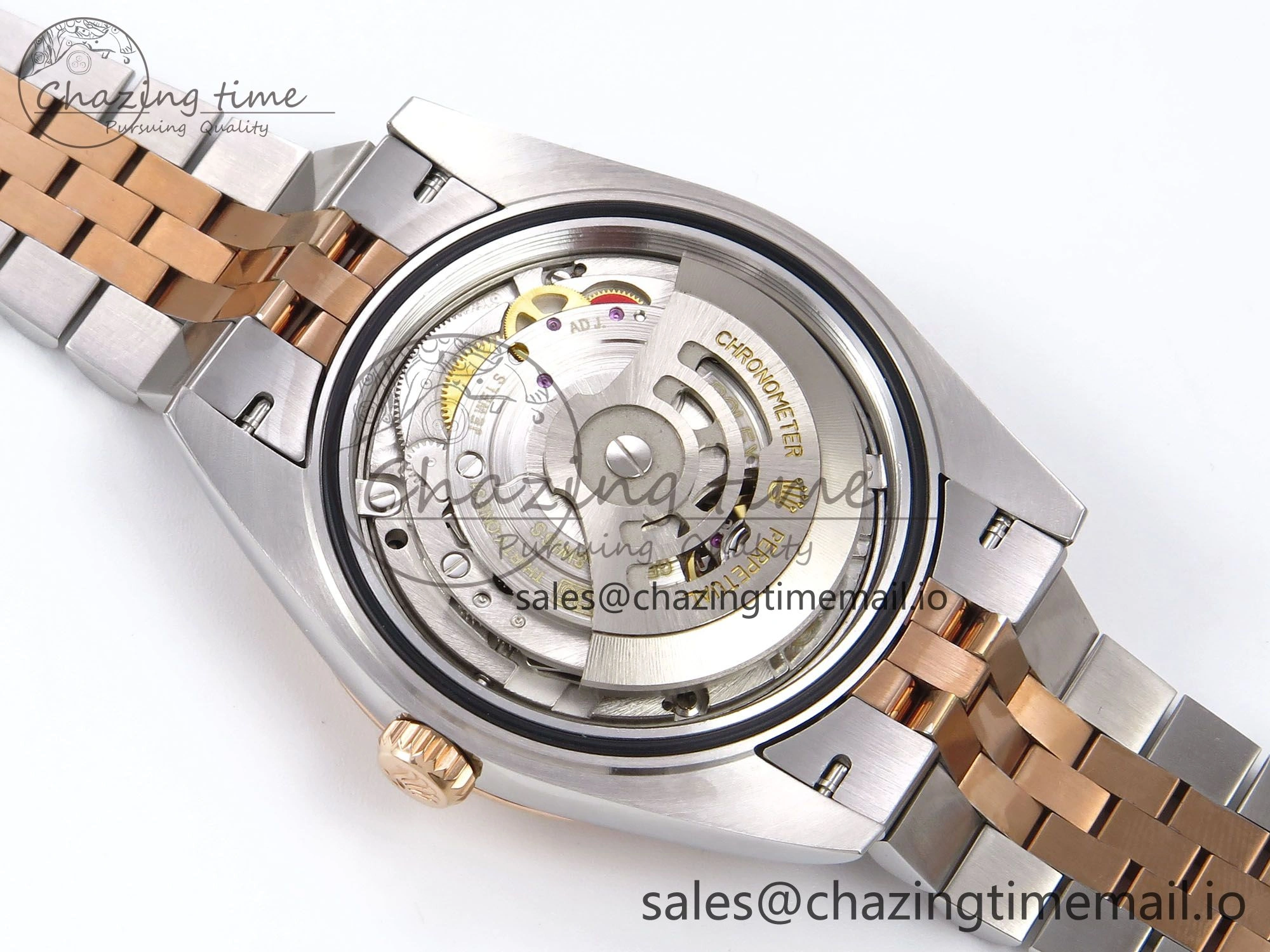 DateJust 41 126331 EWEF Best Edition Gray Textured Dial on SS RG Jubilee Bracelet A Efficient 997
