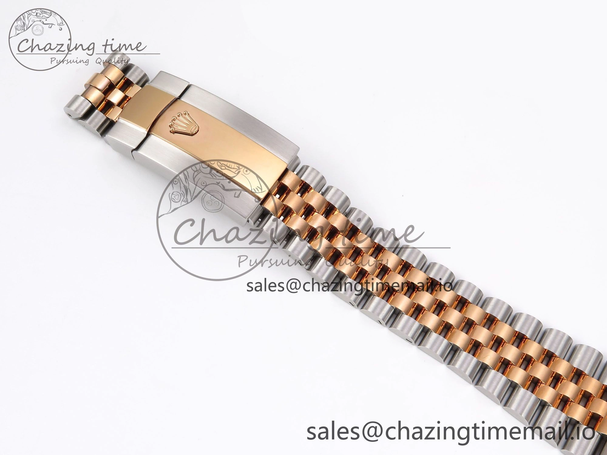 DateJust 41 126331 EWEF Best Edition Gray Textured Dial on SS RG Jubilee Bracelet A Efficient 997