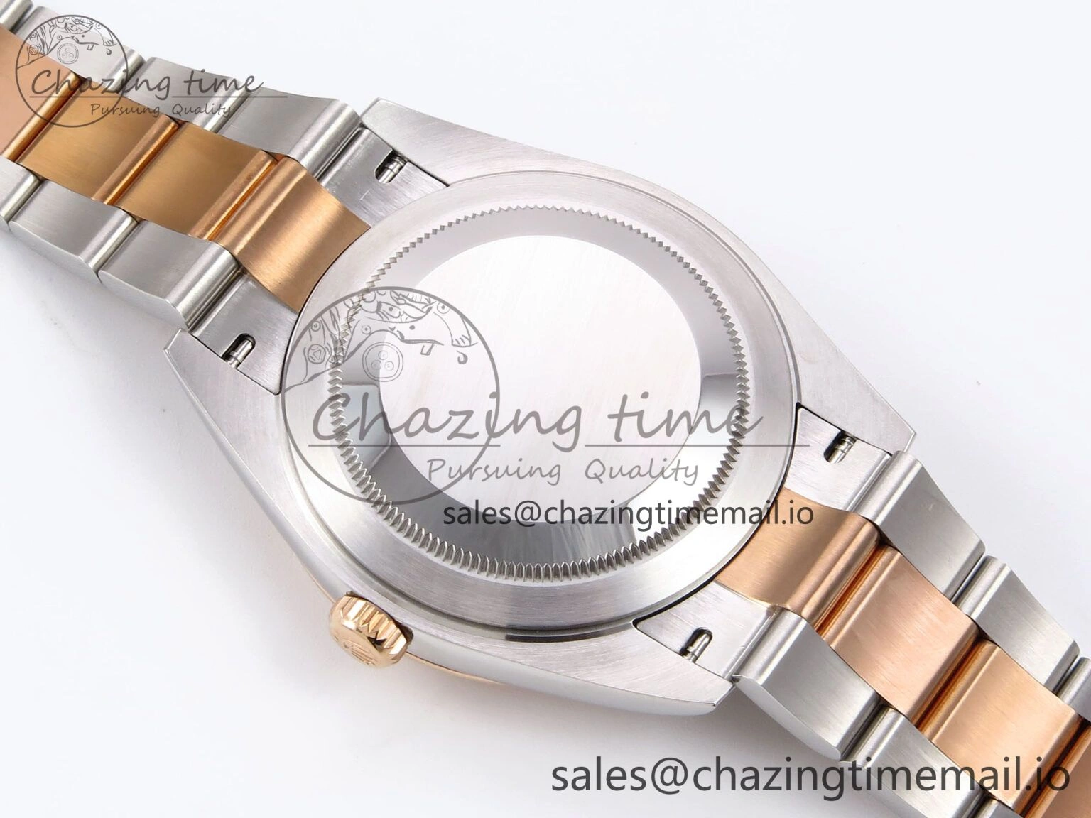 Comfortable DateJust 41 126331 EWEF Best Edition Gray Textured Dial on SS RG Oyster Bracelet A 984