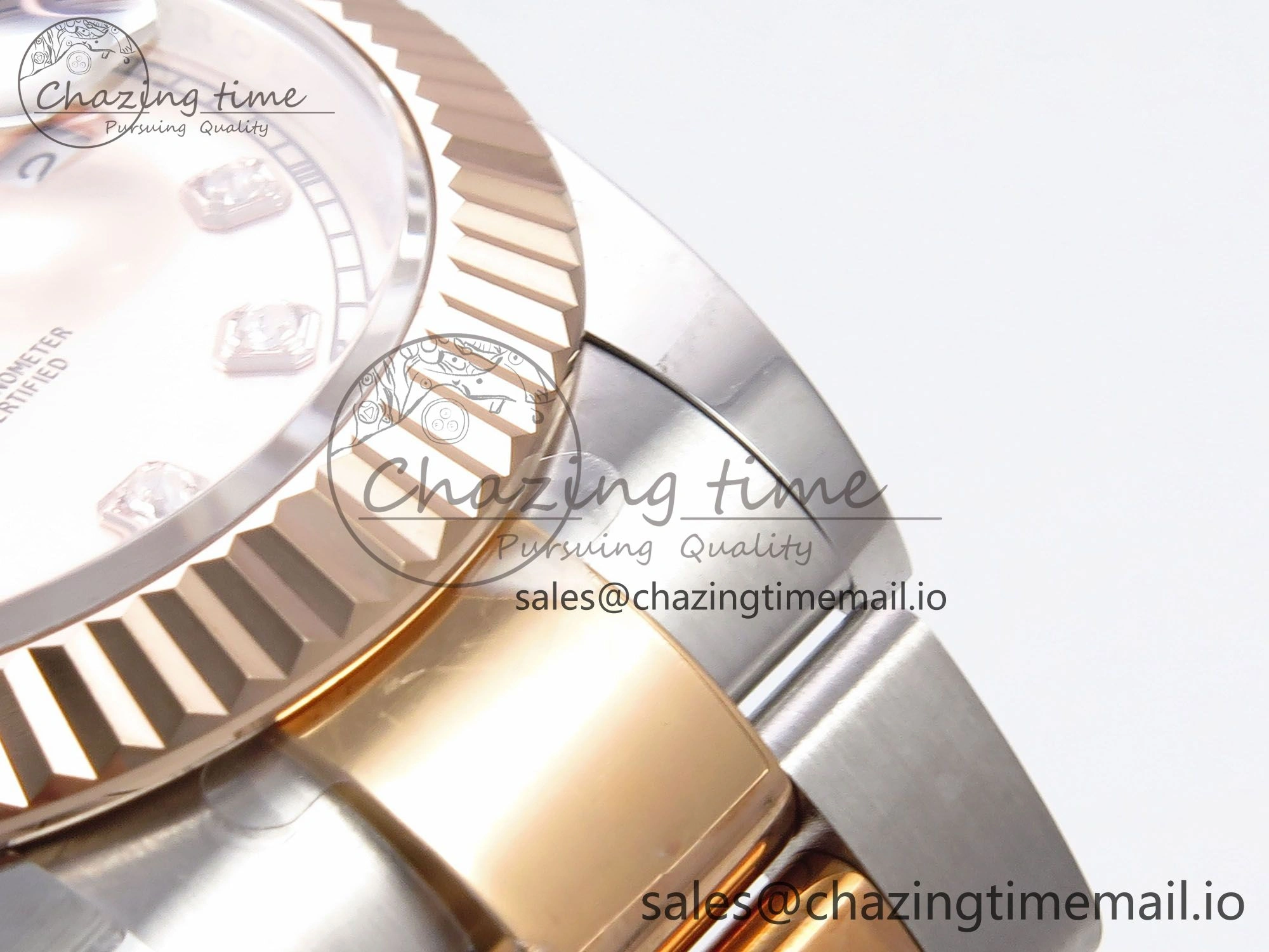 DateJust 41 126331 EWEF Best Edition RG Diamonds Dial on SS RG Oyster Bracelet A SmartChoice 978