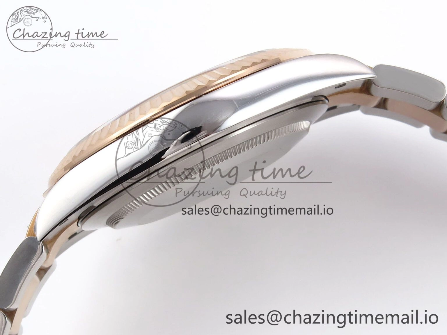 Affordable DateJust 41 126331 EWEF Best Edition Silver Textured Dial on SS RG Oyster Bracelet A 979