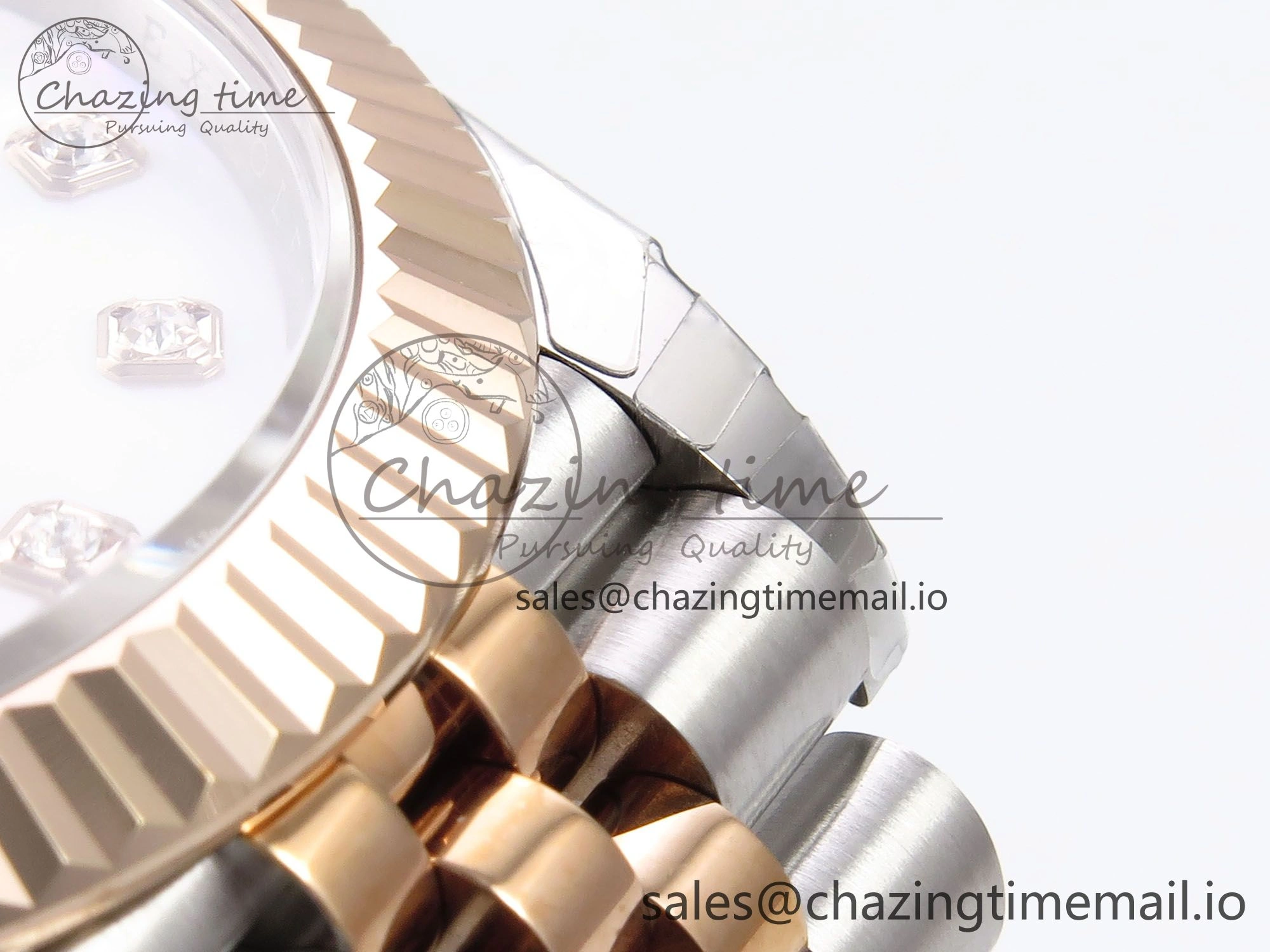 Affordable DateJust 41 126331 EWEF Best Edition White MOP Dial on SS RG Jubilee Bracelet A 998