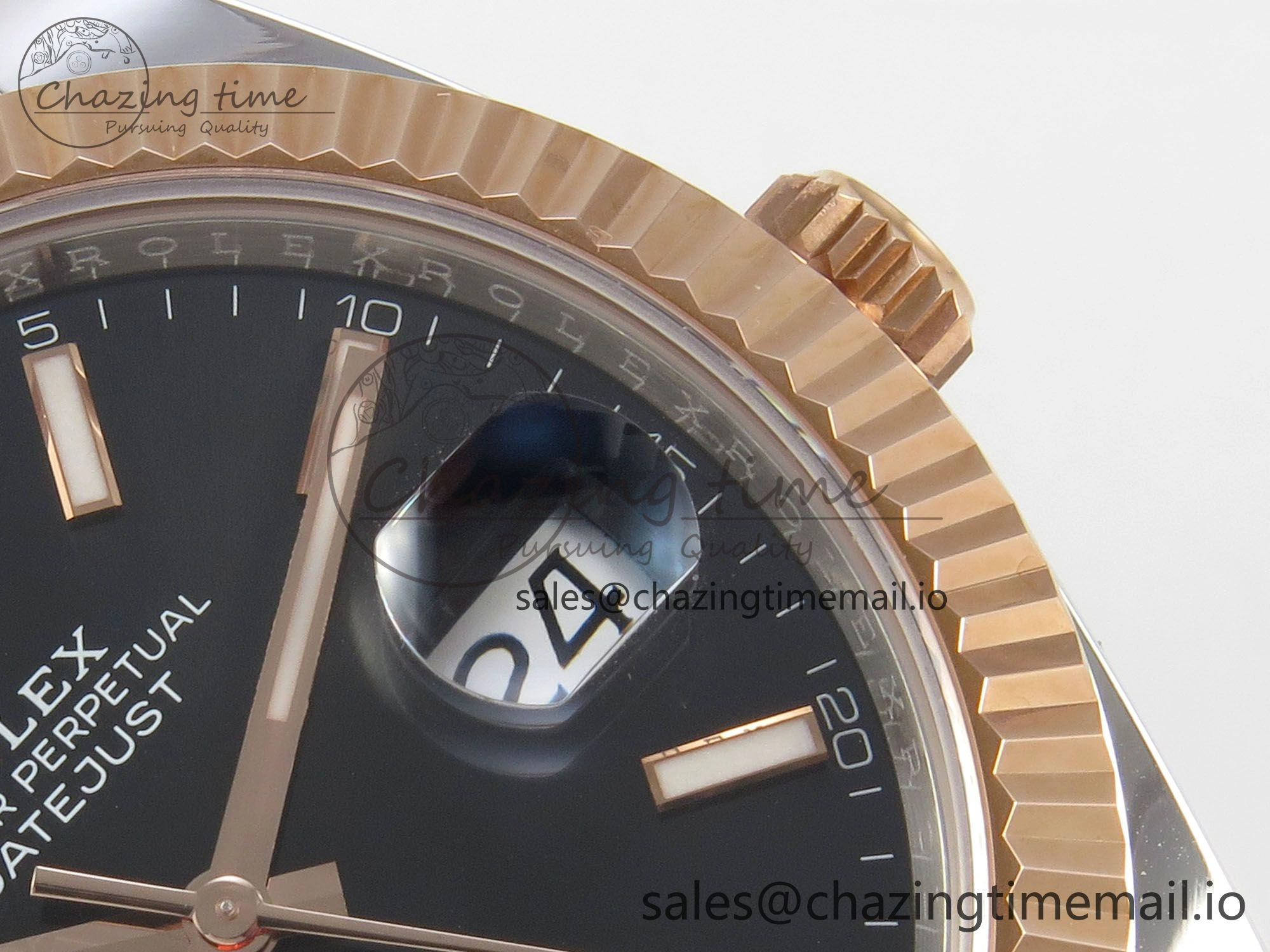 Soft DateJust 41 126331 SS RG ARF 1:1 Best Edition Black Stick Dial on Jubilee Bracelet SH3235 (Weighted) 200