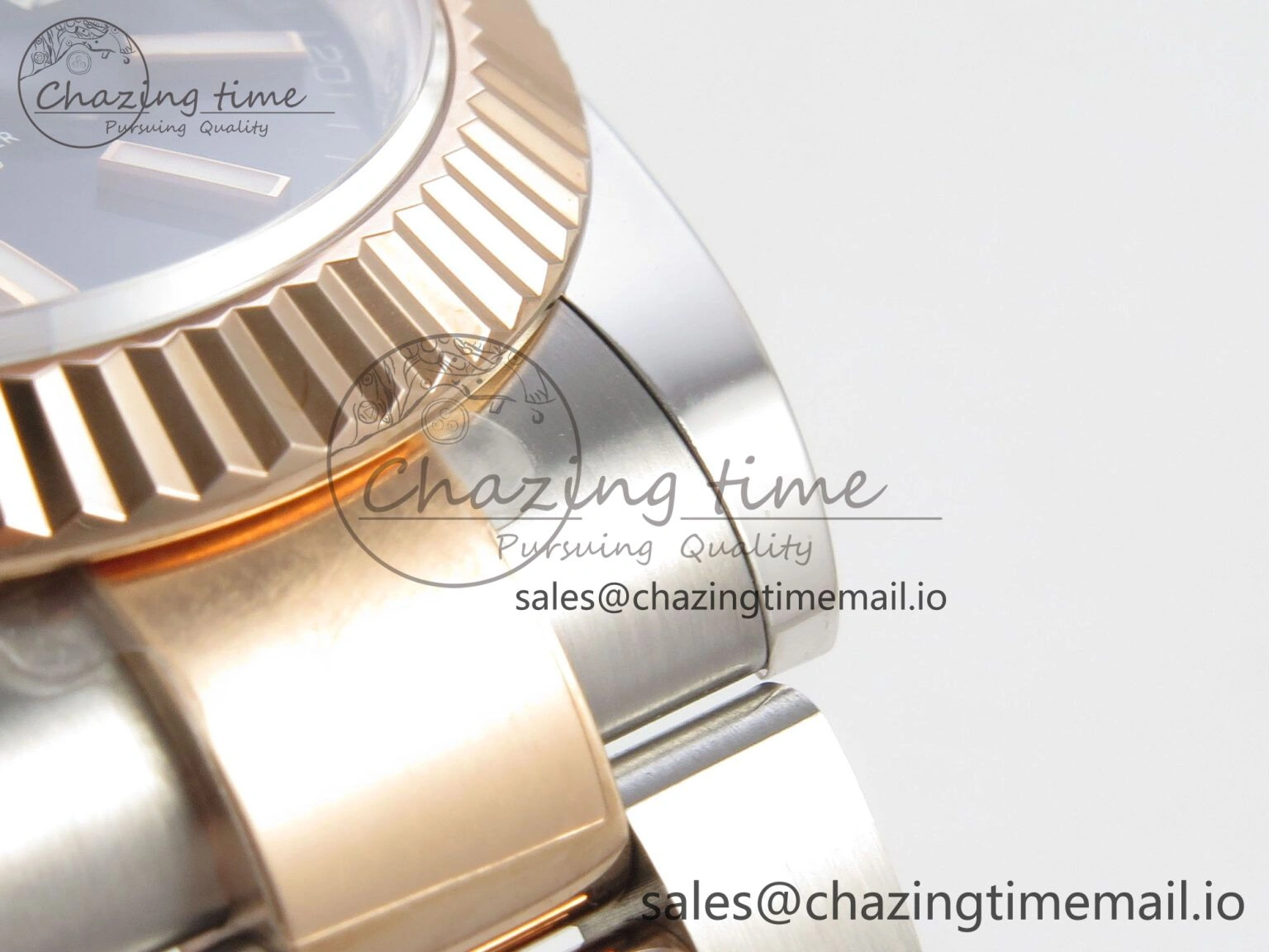 WaterResistant DateJust 41 126331 SS RG ARF 1:1 Best Edition Black Stick Dial on Oyster Bracelet SH3235 (Weighted) 189