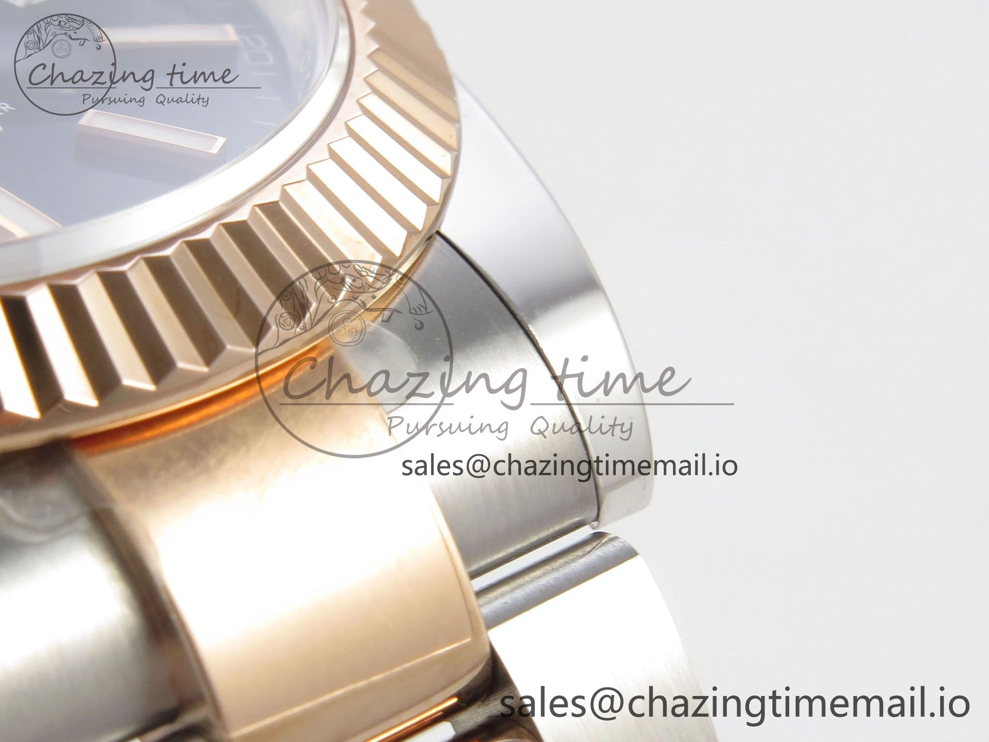 WaterResistant DateJust 41 126331 SS RG ARF 1:1 Best Edition Black Stick Dial on Oyster Bracelet SH3235 (Weighted) 189
