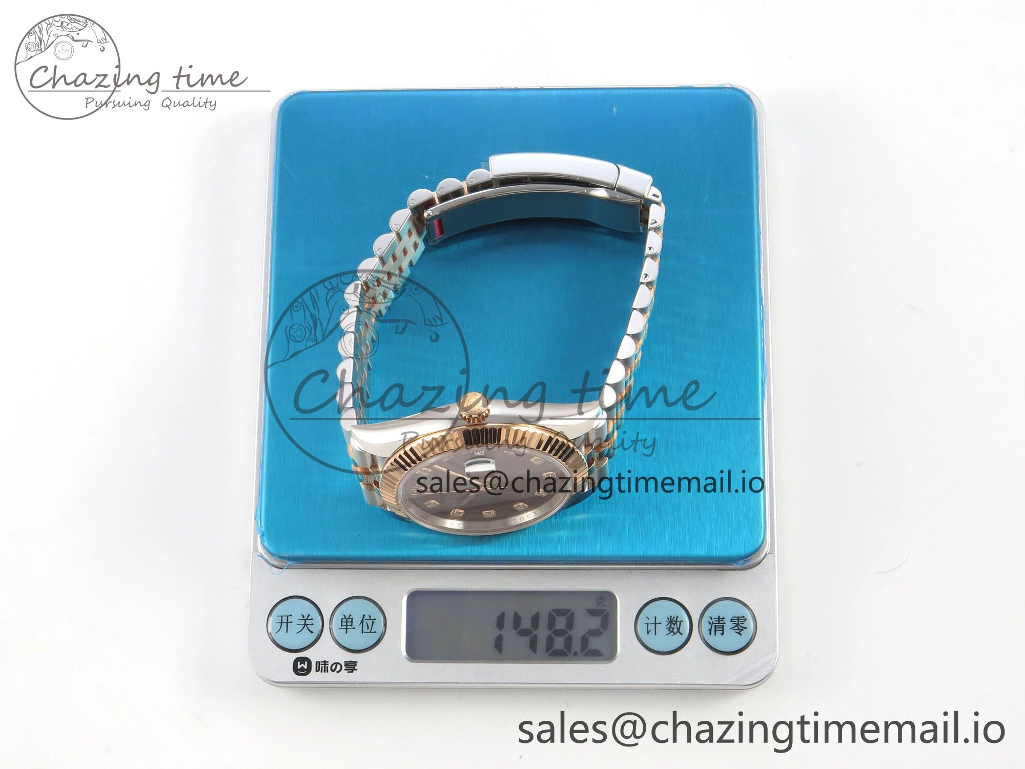 Soft DateJust 41 126331 SS RG ARF 1:1 Best Edition Brown Diaomonds Dial on Jubilee Bracelet SH3235 (Weighted) 193