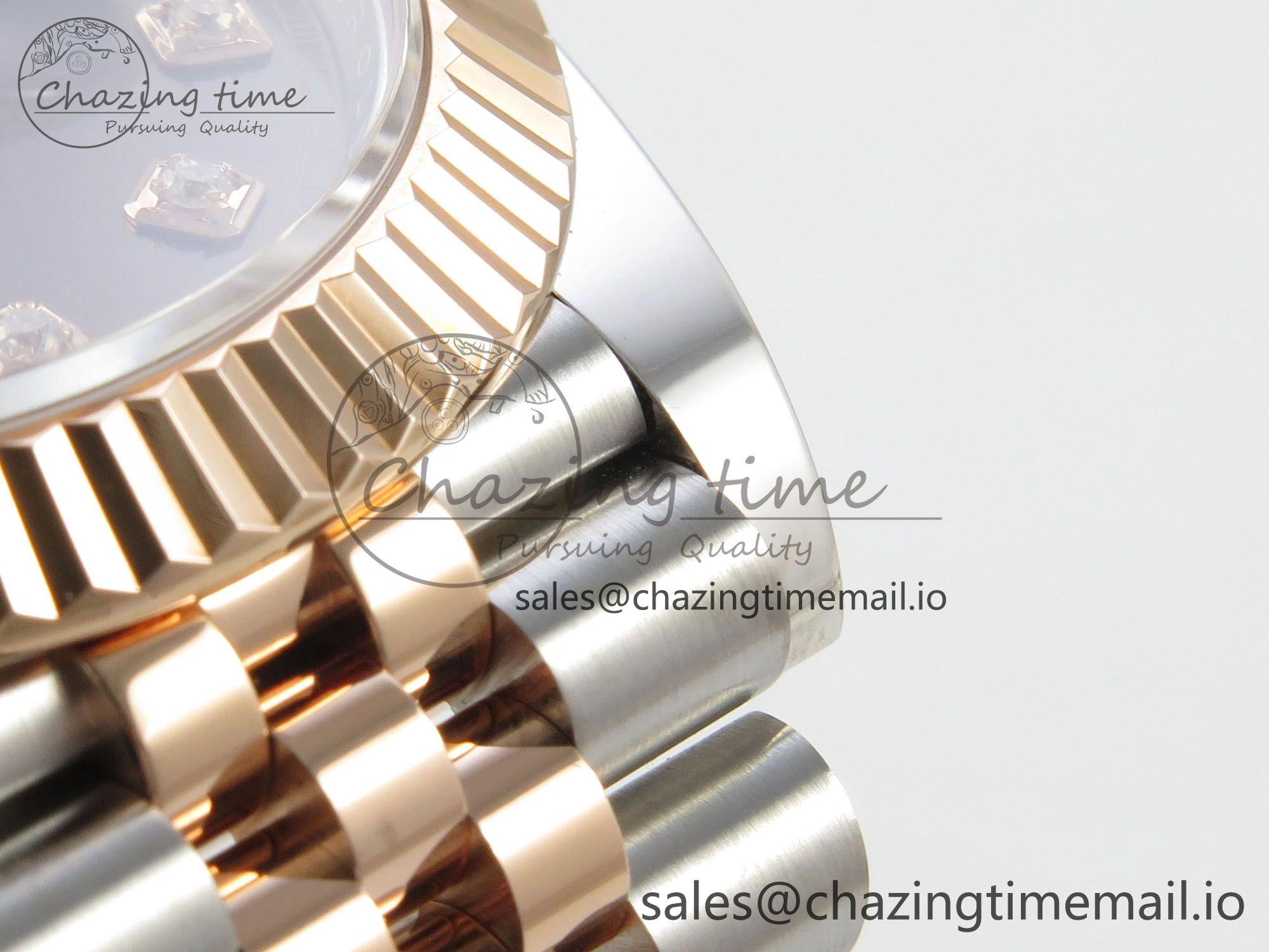 Soft DateJust 41 126331 SS RG ARF 1:1 Best Edition Brown Diaomonds Dial on Jubilee Bracelet SH3235 (Weighted) 193