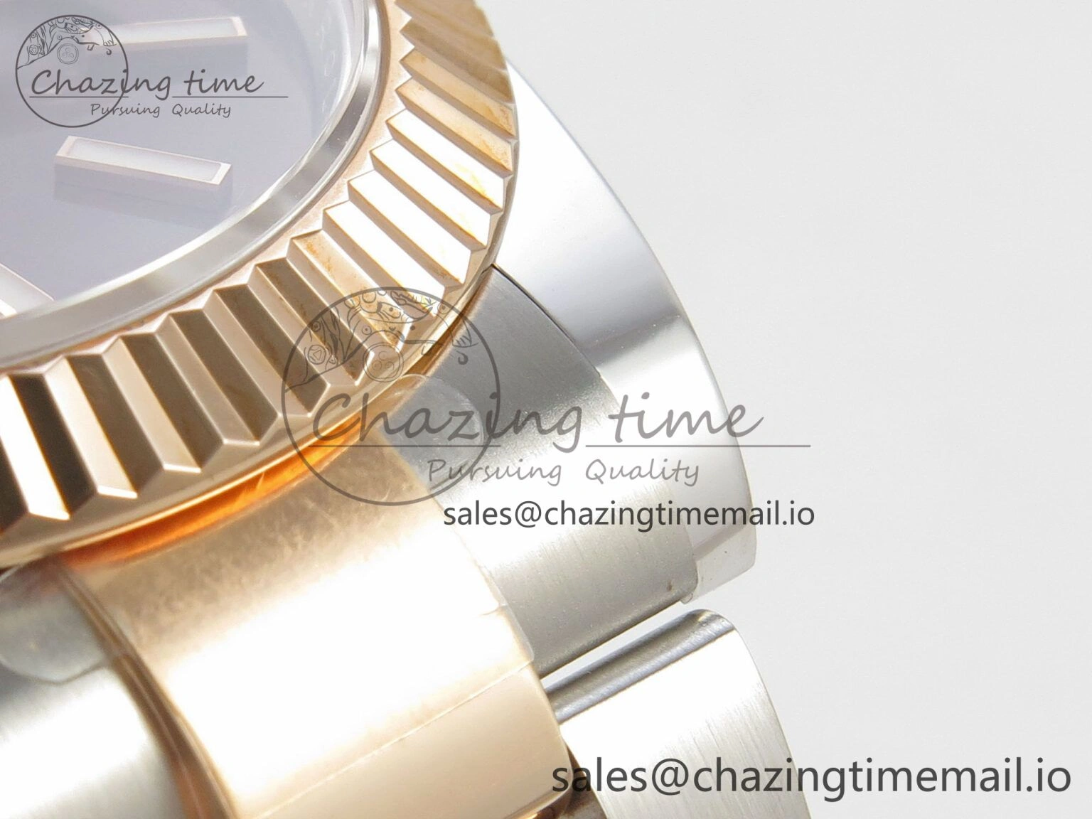 Efficient DateJust 41 126331 SS RG ARF 1:1 Best Edition Brown Stick Dial on Oyster Bracelet SH3235 (Weighted) 201