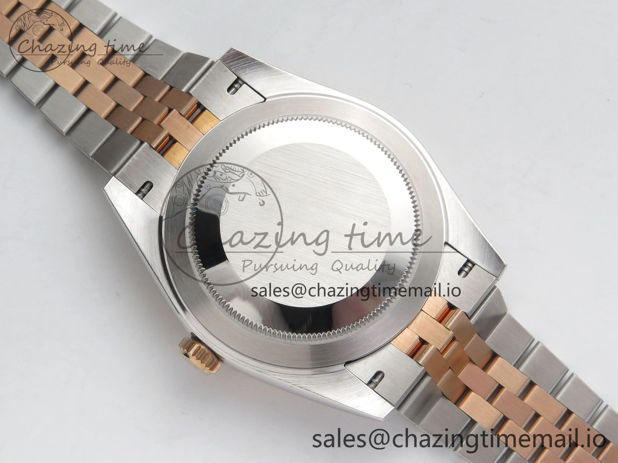 Original DateJust 41 126331 SS RG ARF 1:1 Best Edition Gray Roman Dial on Jubilee Bracelet SH3235 (Weighted) 191