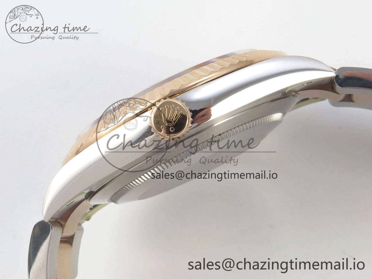 FastDry DateJust 41 126331 SS RG ARF 1:1 Best Edition Gray Roman Dial on Oyster Bracelet SH3235 (Weighted) 188